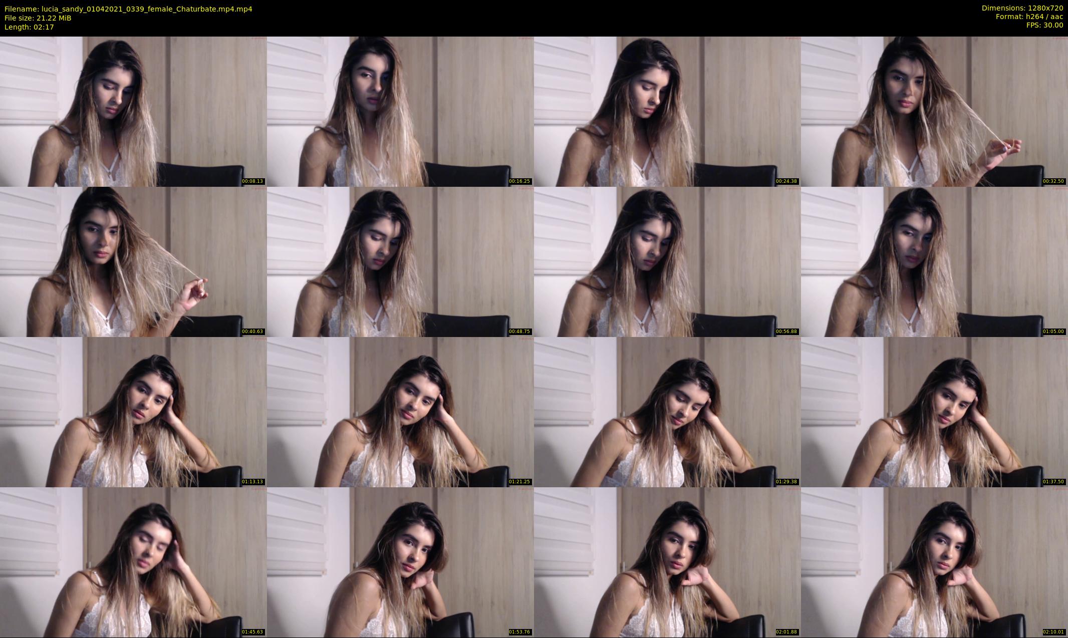 lucia_sandy — 3 minute Chaturbate female cam show recording, 720p, Apr 1, 2021
