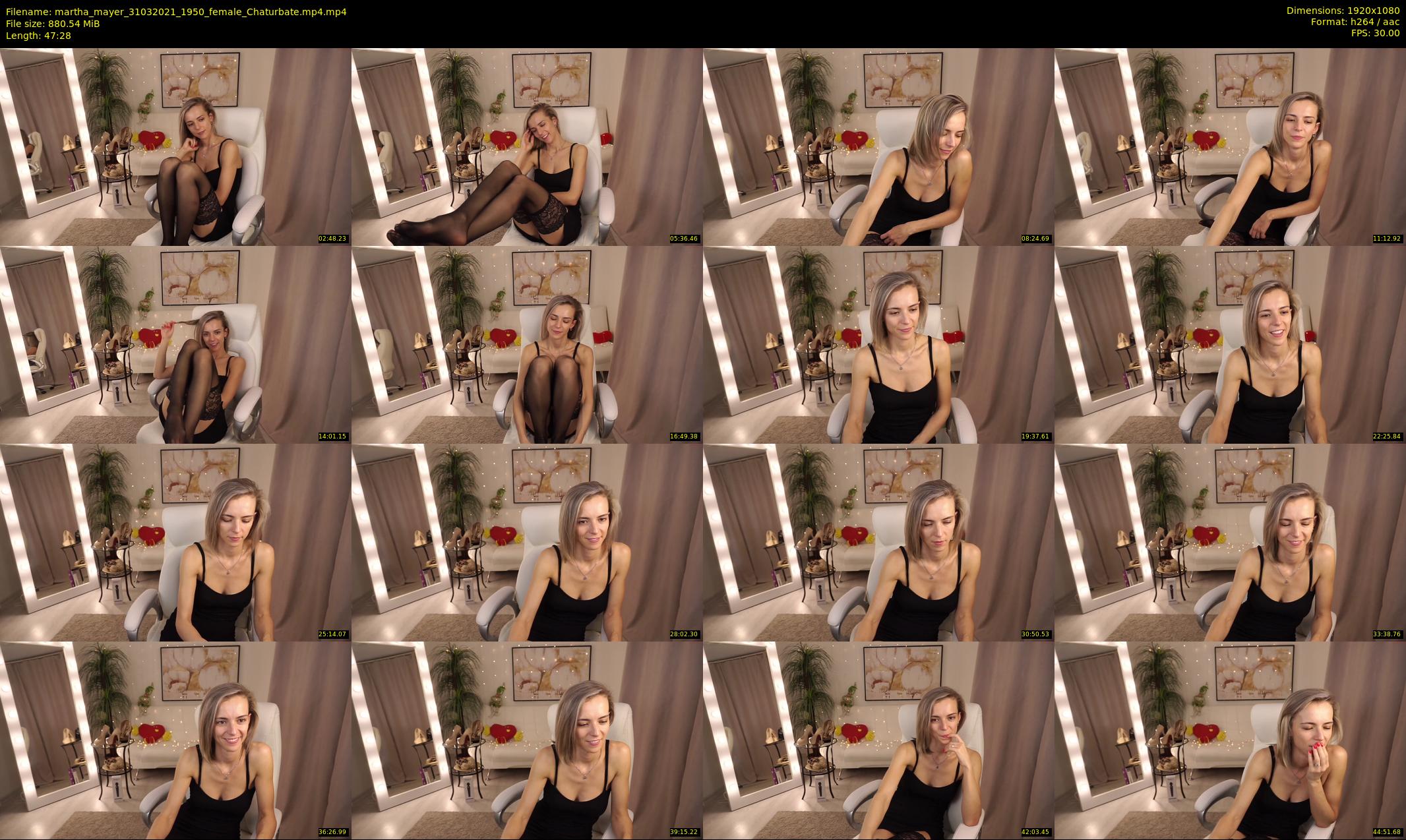 martha_mayer — 48 minute Chaturbate female cam show recording, 1080p, Mar 31, 2021