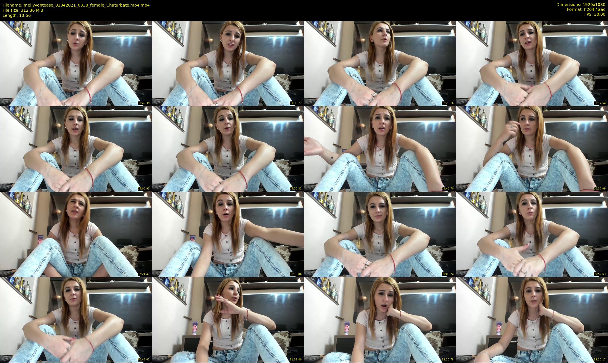 mellyvontease — 14 minute Chaturbate female cam show recording, 1080p, Apr 1, 2021