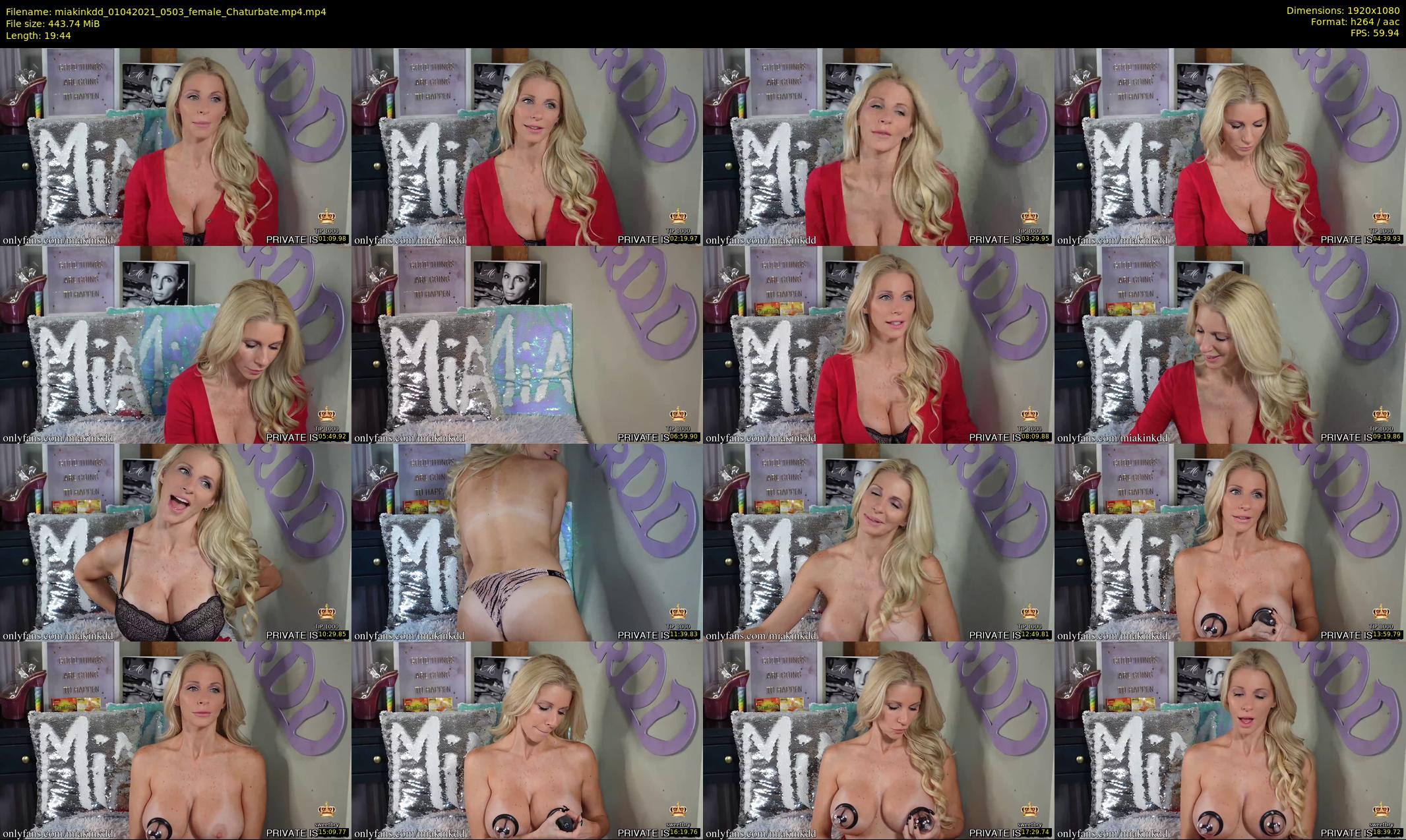 miakinkdd — 20 minute Chaturbate female cam show recording, 1080p, Apr 1, 2021
