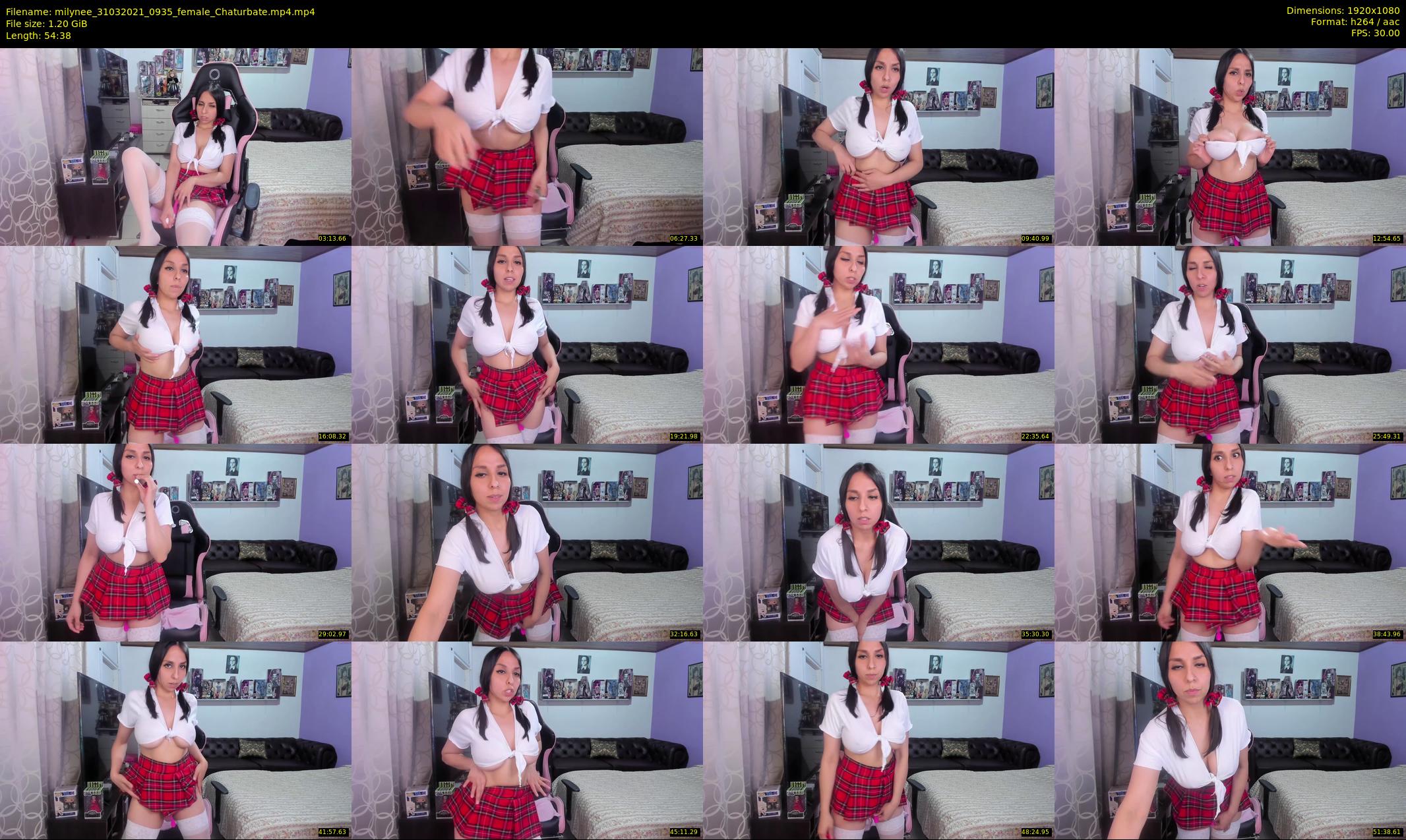 milynee — 55 minute Chaturbate female cam show recording, 1080p, Mar 31, 2021
