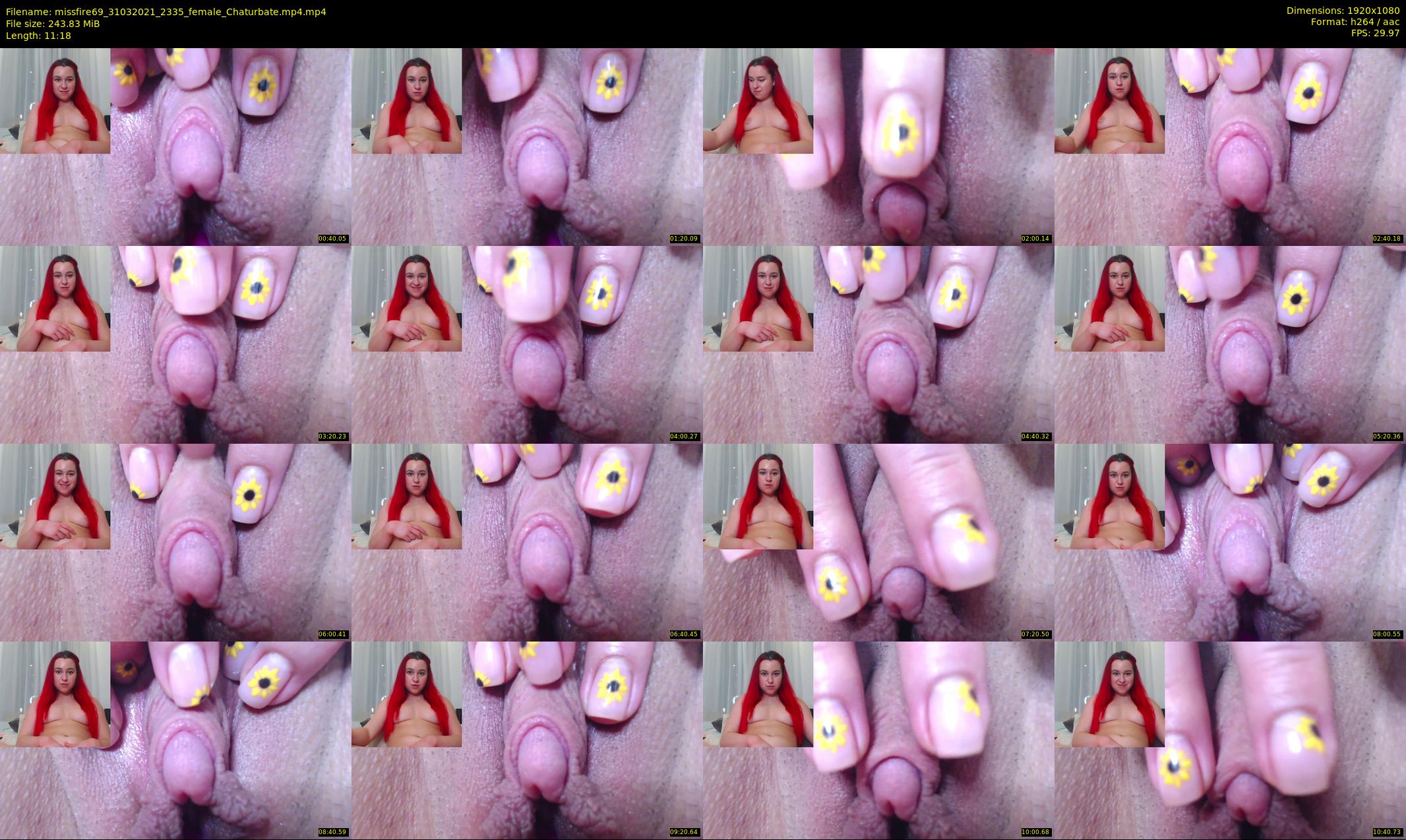 missfire69 — 12 minute Chaturbate female cam show recording, 1080p, Mar 31, 2021