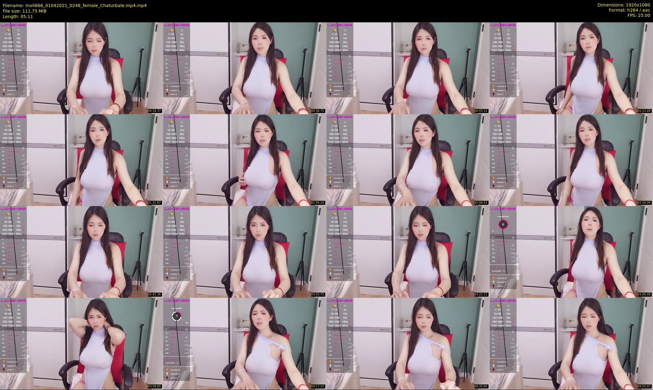 moli666 — 6 minute Chaturbate female cam show recording, 1080p, Apr 1, 2021