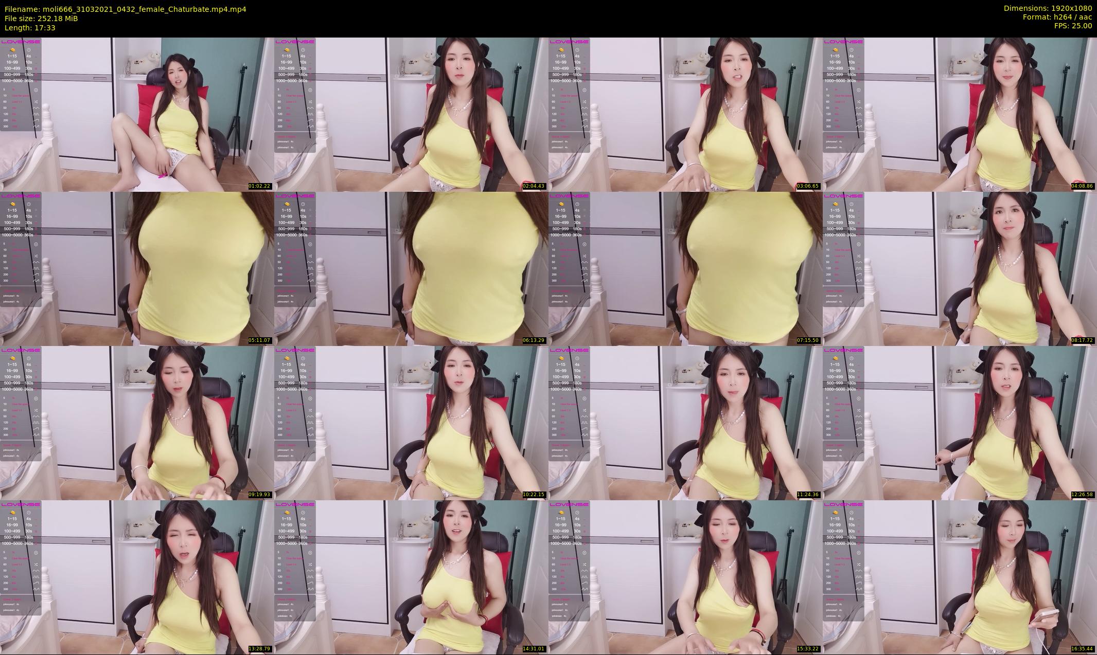 moli666 — 18 minute Chaturbate female cam show recording, 1080p, Mar 31, 2021