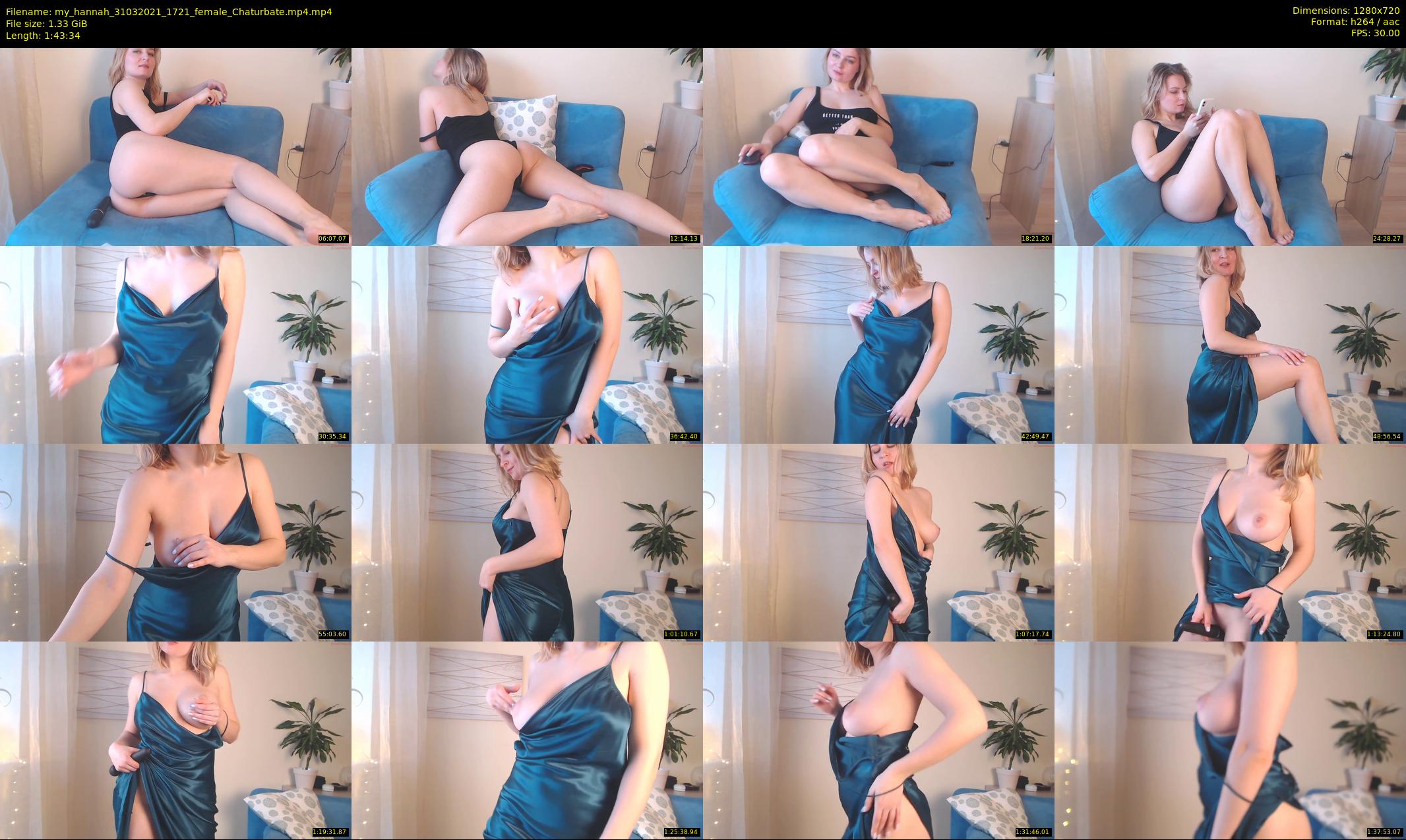 my_hannah — 104 minute Chaturbate female cam show recording, 720p, Mar 31, 2021