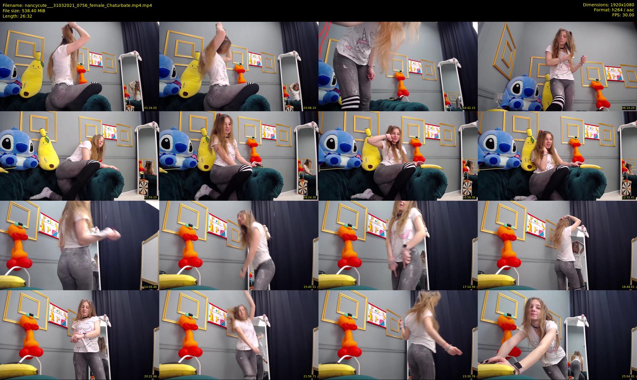 nancycute__ — 27 minute Chaturbate female cam show recording, 1080p, Mar 31, 2021