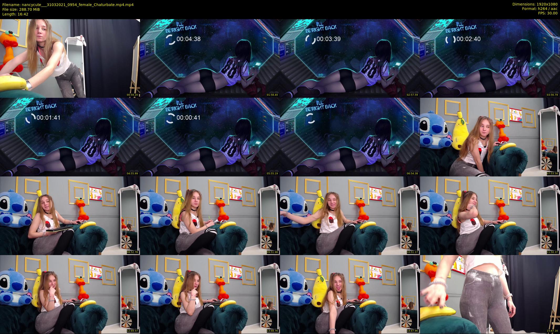 nancycute__ — 17 minute Chaturbate female cam show recording, 1080p, Mar 31, 2021