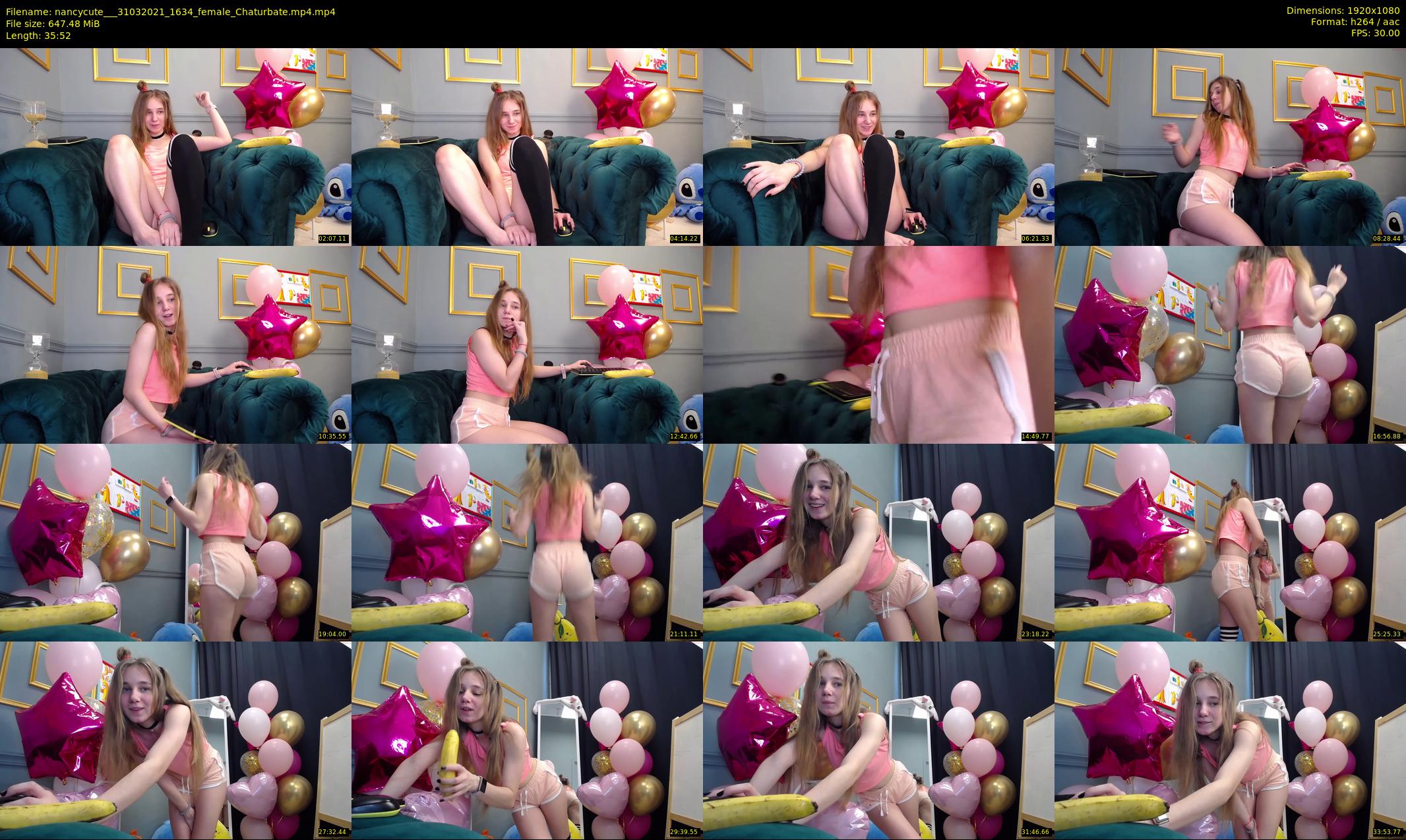 nancycute__ — 36 minute Chaturbate female cam show recording, 1080p, Mar 31, 2021