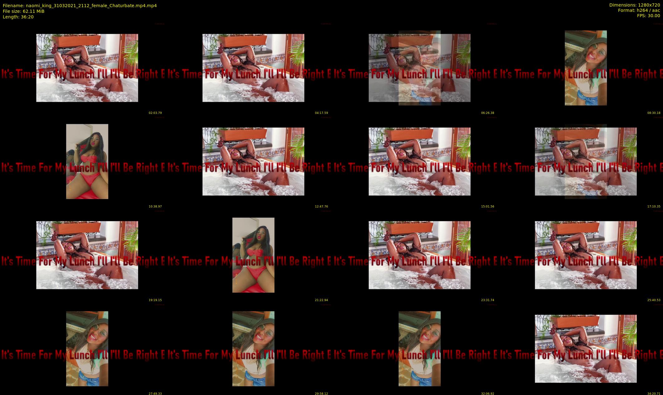 naomi_king — 37 minute Chaturbate female cam show recording, 720p, Mar 31, 2021