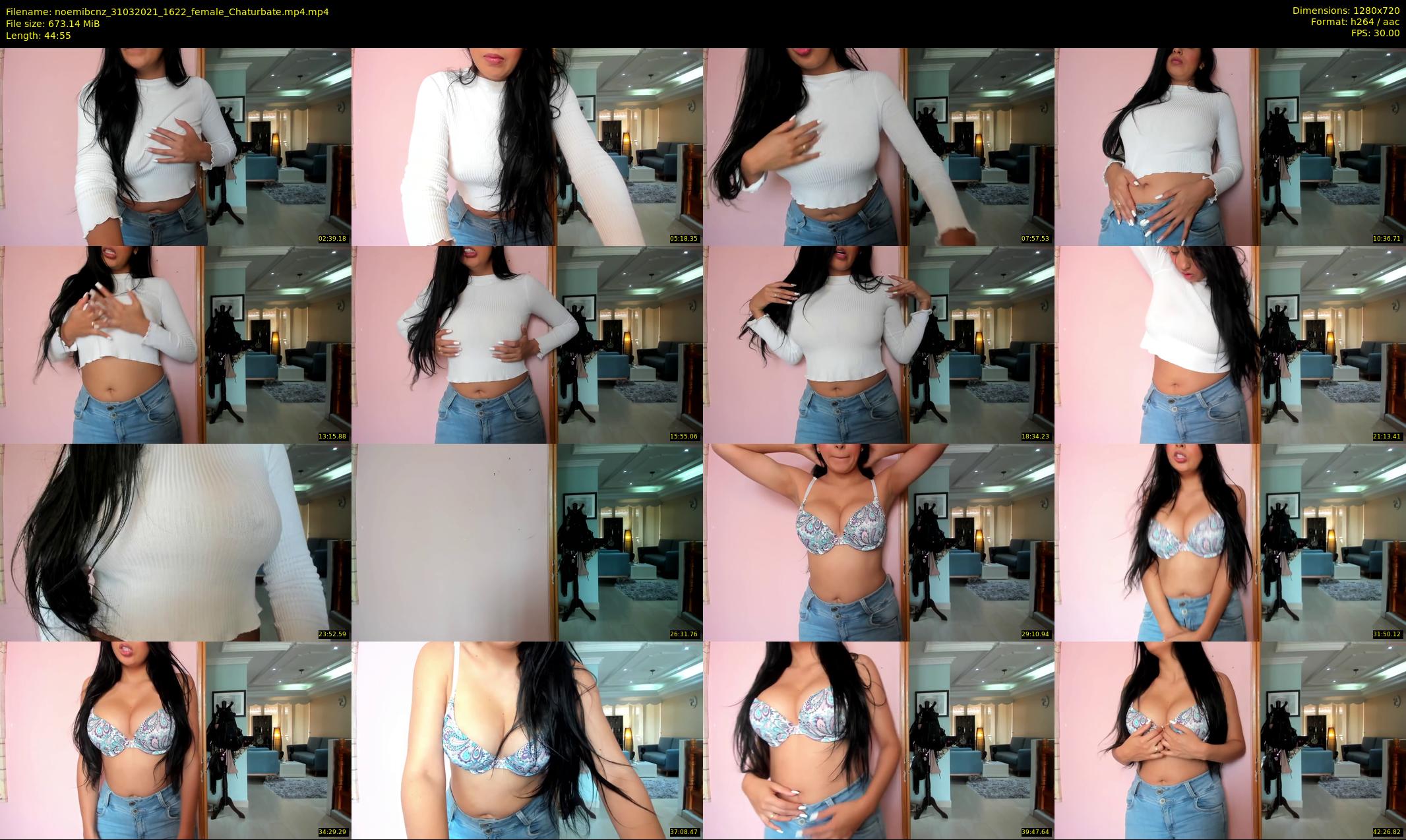 noemibcnz — 45 minute Chaturbate couple cam show recording, 720p, Mar 31, 2021