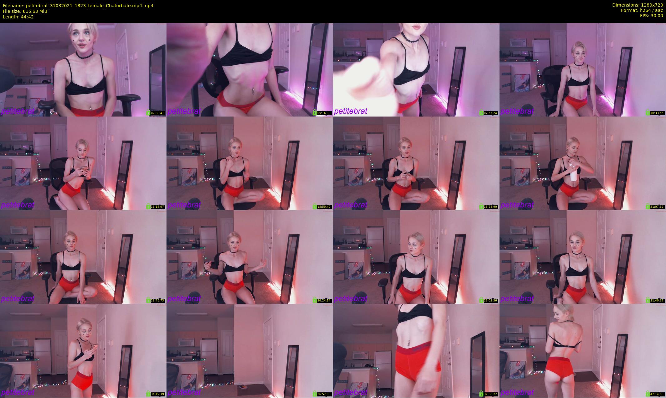 petitebrat — 45 minute Chaturbate female cam show recording, 720p, Mar 31, 2021