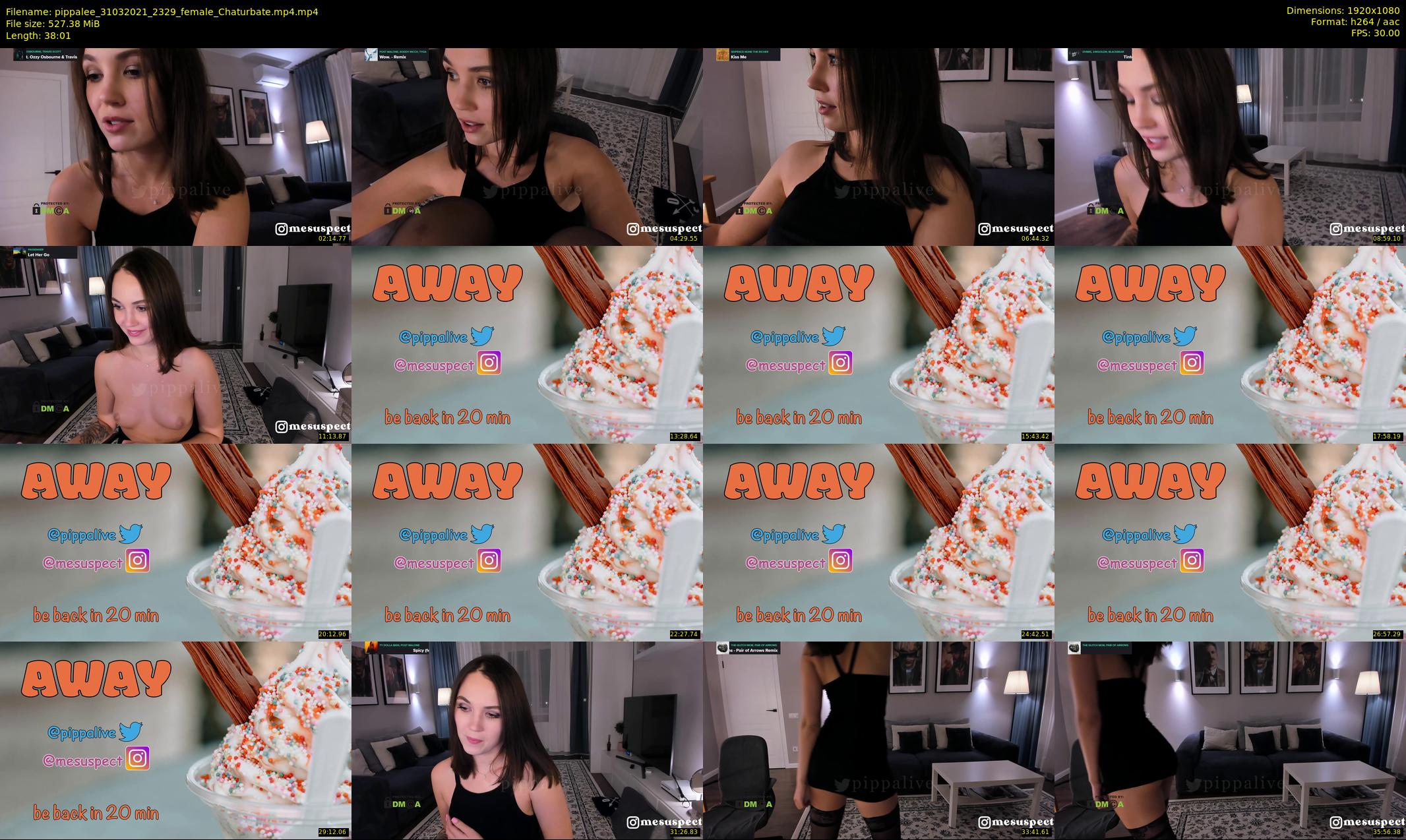 pippalee — 39 minute Chaturbate female cam show recording, 1080p, Mar 31, 2021