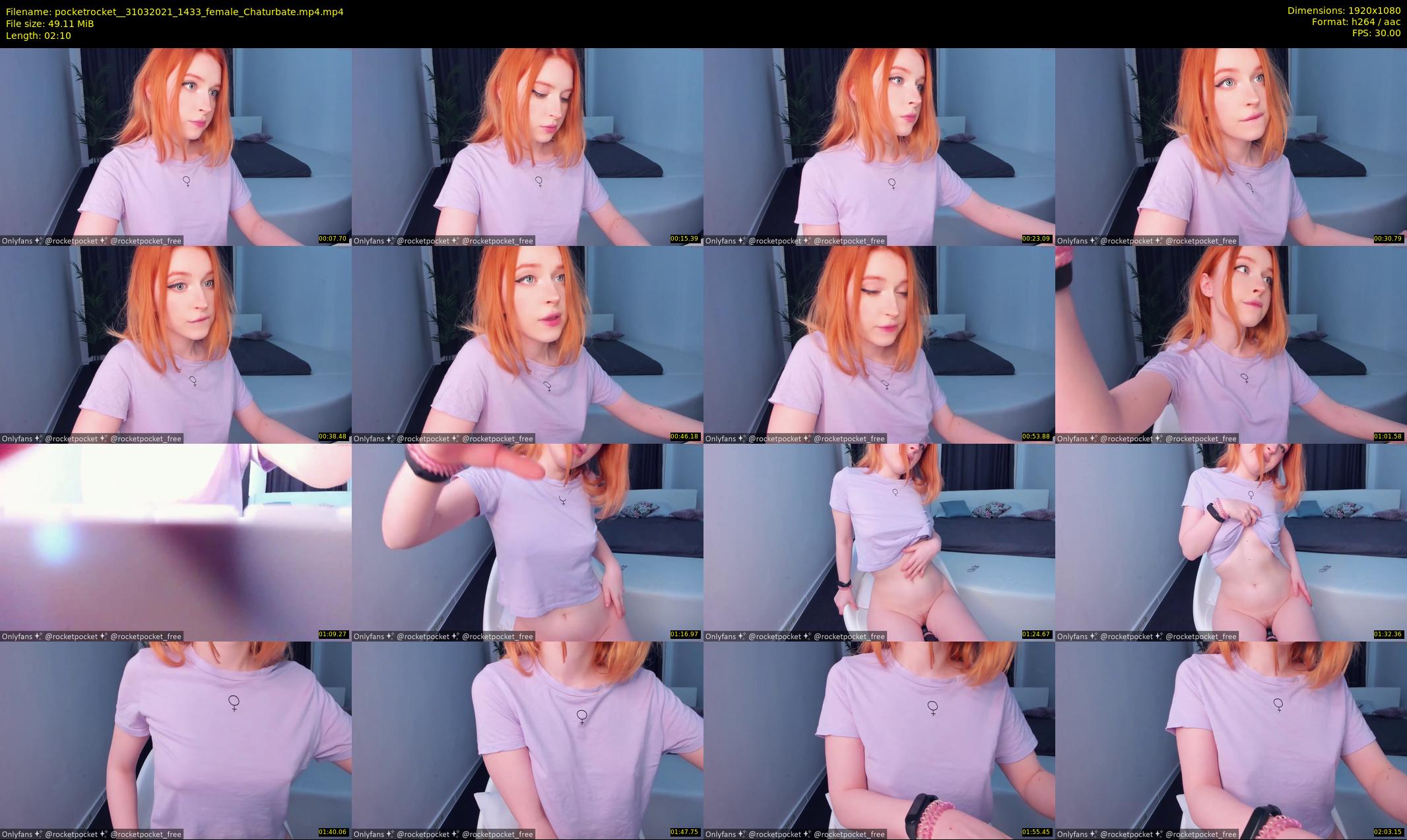 pocketrocket_ — 3 minute Chaturbate female cam show recording, 1080p, Mar 31, 2021