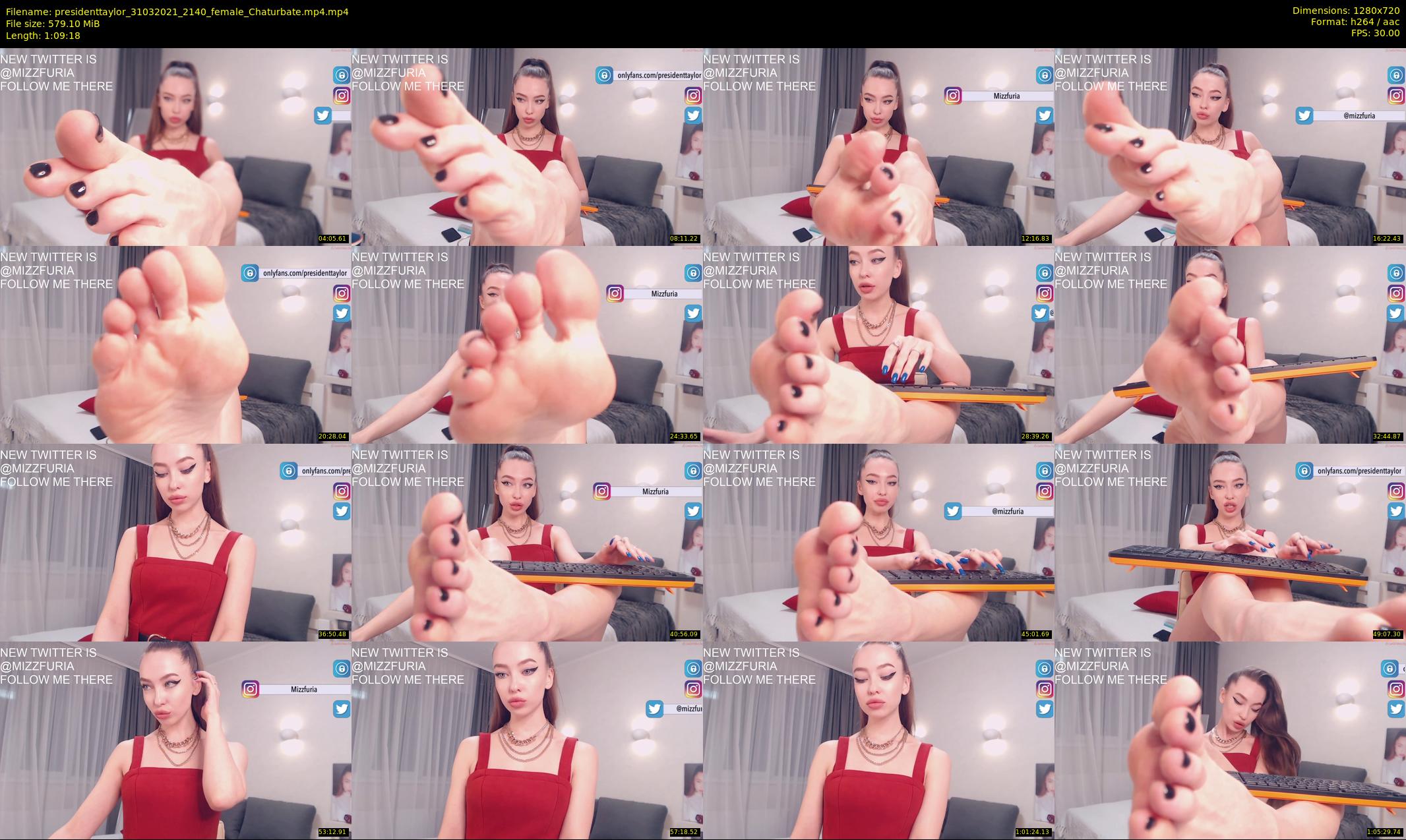 presidenttaylor — 70 minute Chaturbate female cam show recording, 720p, Mar 31, 2021