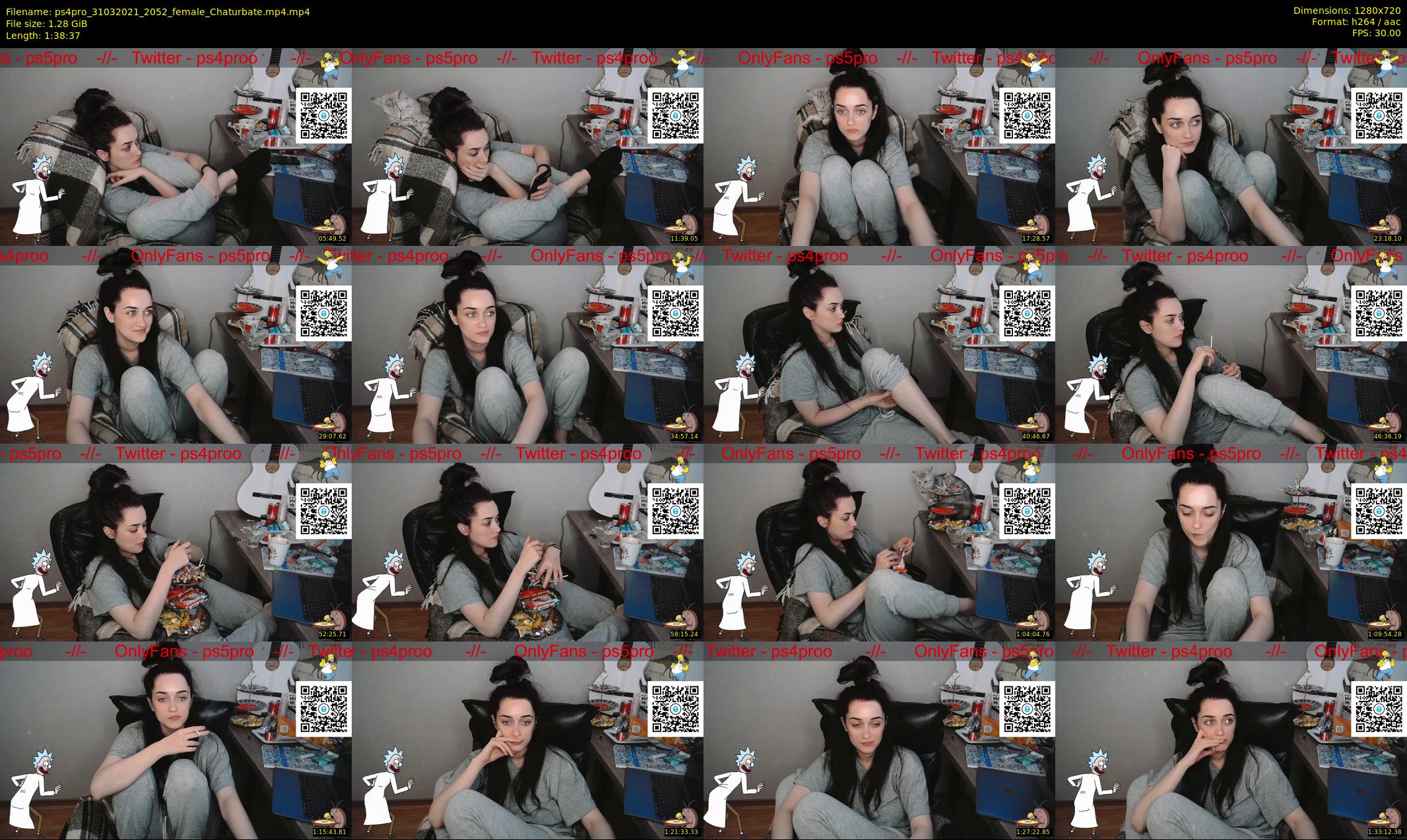 ps4pro — 99 minute Chaturbate female cam show recording, 720p, Mar 31, 2021