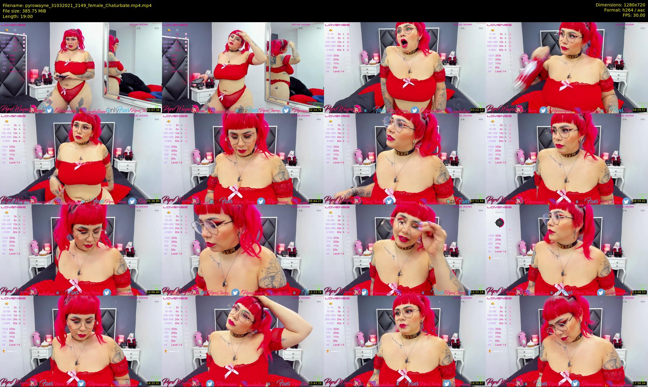 pyrowayne — 19 minute Chaturbate female cam show recording, 720p, Mar 31, 2021
