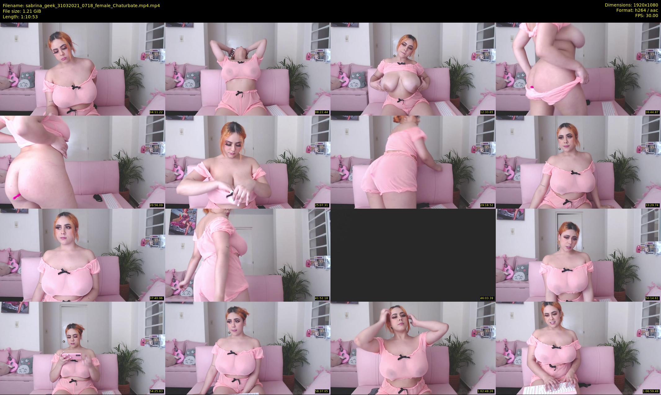 sabrina_geek — 71 minute Chaturbate female cam show recording, 1080p, Mar 31, 2021
