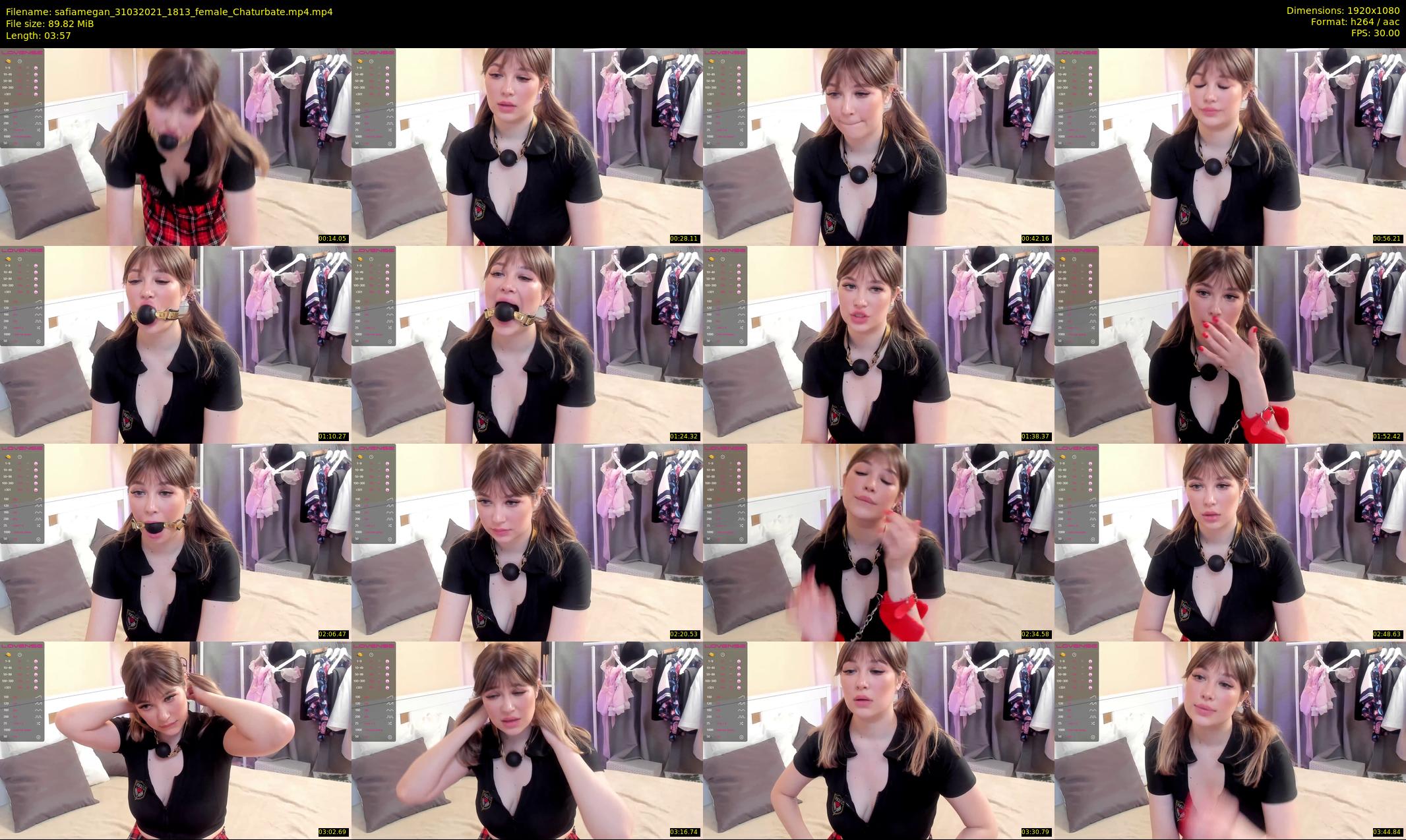 safiamegan — 4 minute Chaturbate couple cam show recording, 1080p, Mar 31, 2021