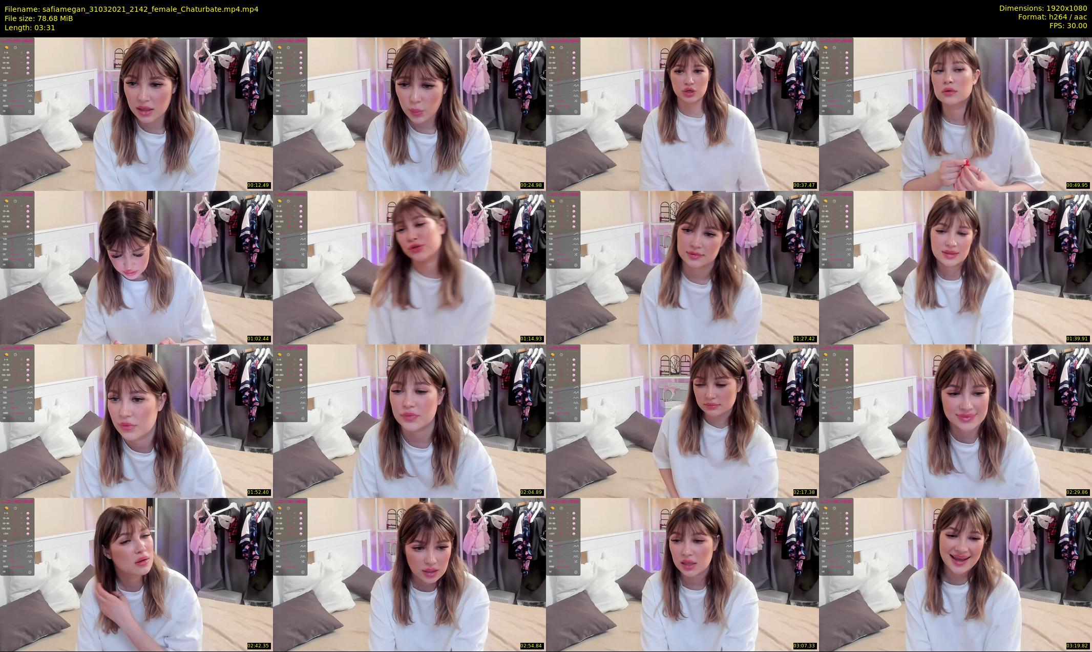 safiamegan — 4 minute Chaturbate couple cam show recording, 1080p, Mar 31, 2021