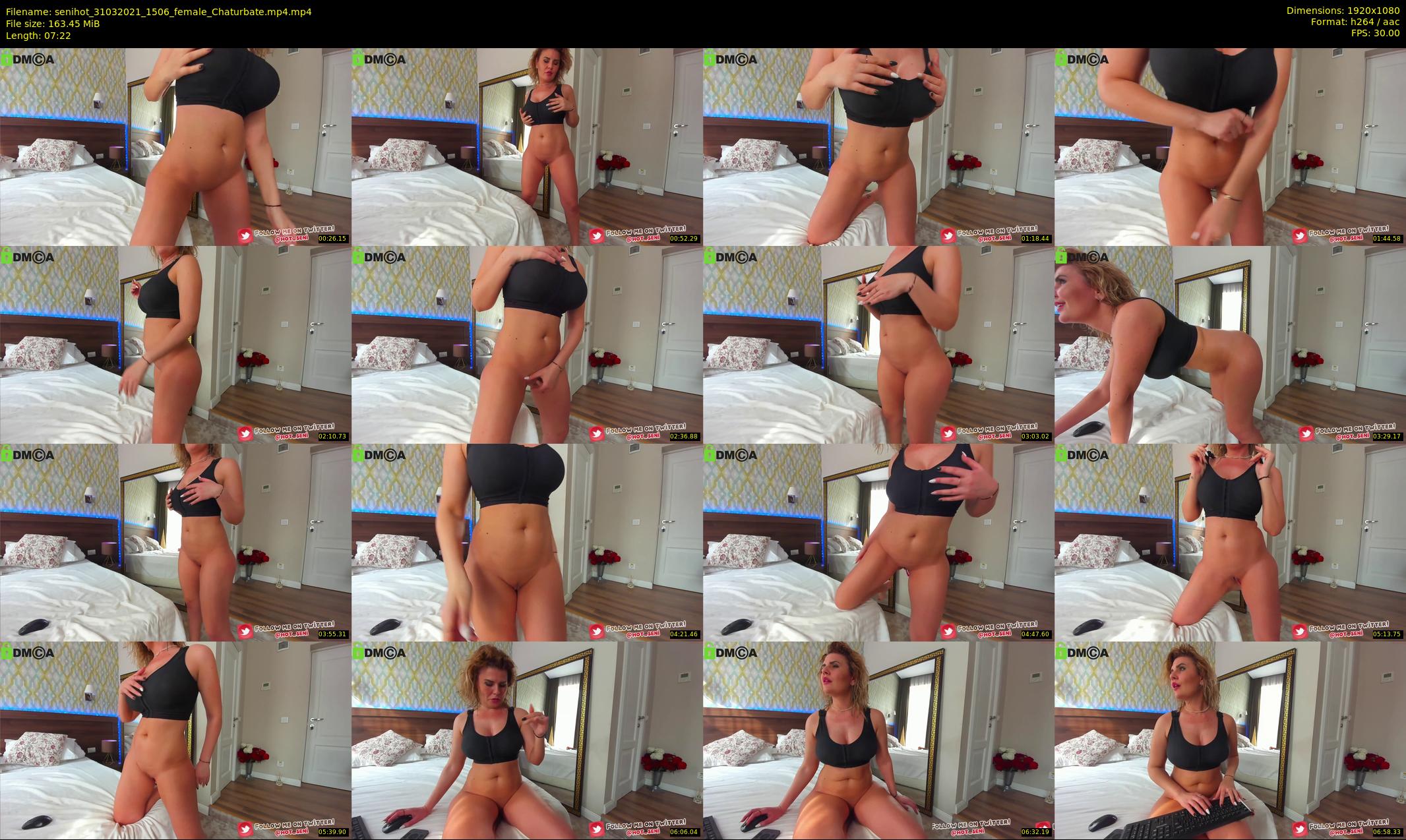 senihot — 8 minute Chaturbate female cam show recording, 1080p, Mar 31, 2021