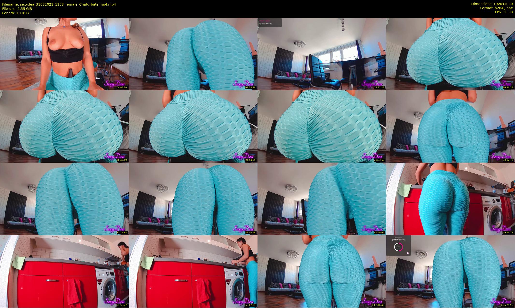 sexydea — 71 minute Chaturbate female cam show recording, 1080p, Mar 31, 2021