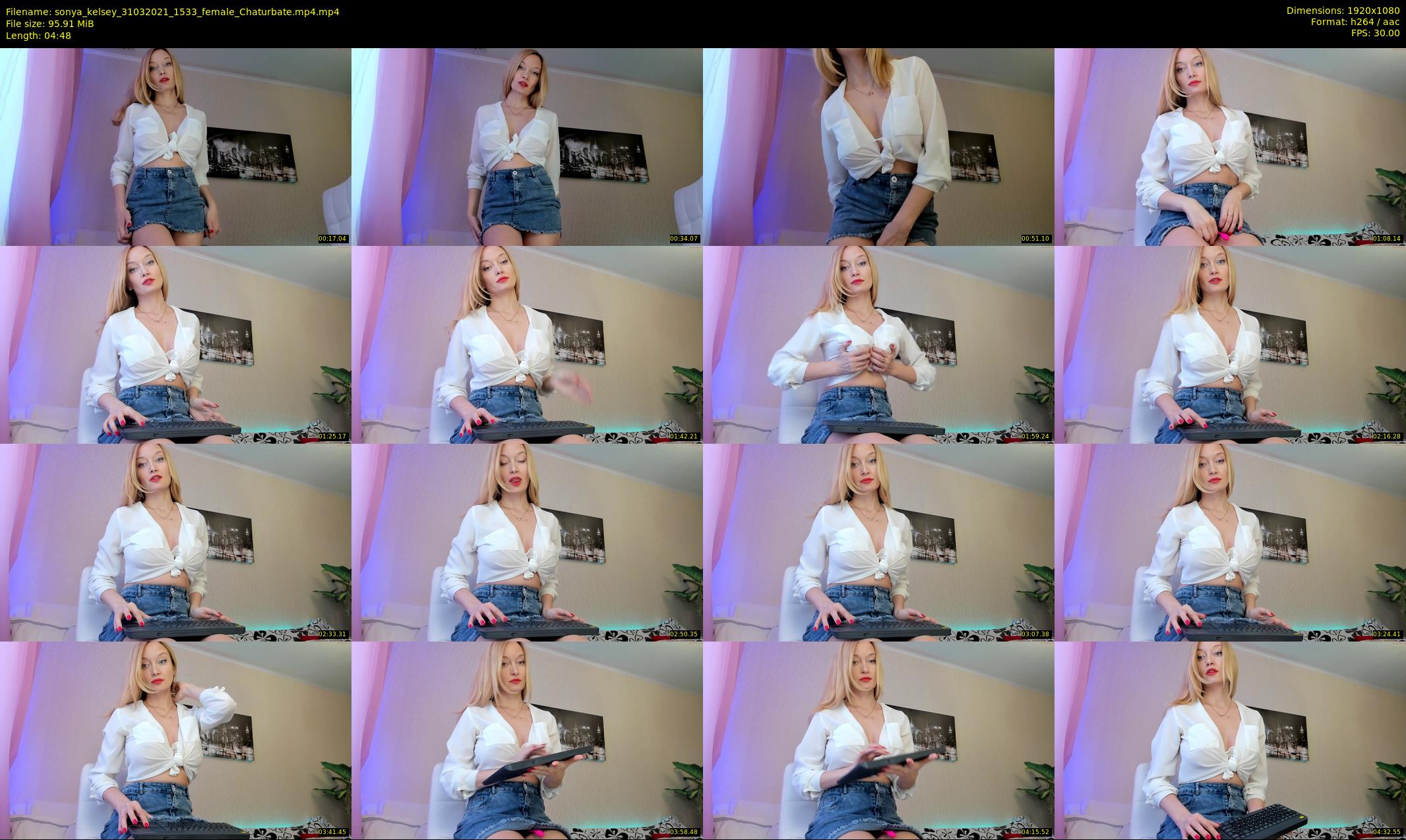 sonya_kelsey — 5 minute Chaturbate female cam show recording, 1080p, Mar 31, 2021