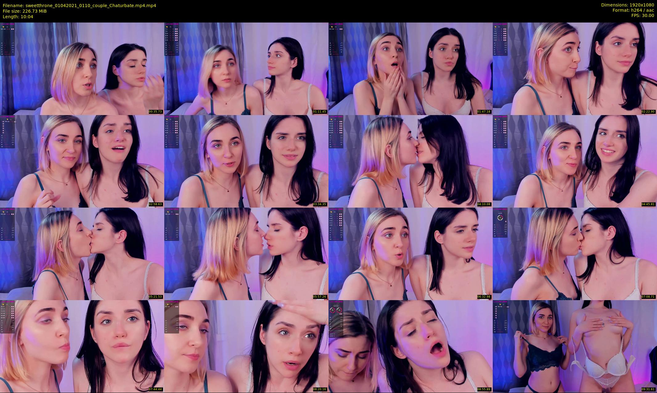 sweetthrone — 11 minute Chaturbate couple cam show recording, 1080p, Apr 1, 2021