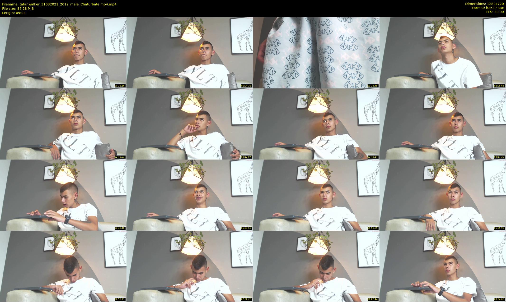 tatanwalker — 10 minute Chaturbate male cam show recording, 720p, Mar 31, 2021