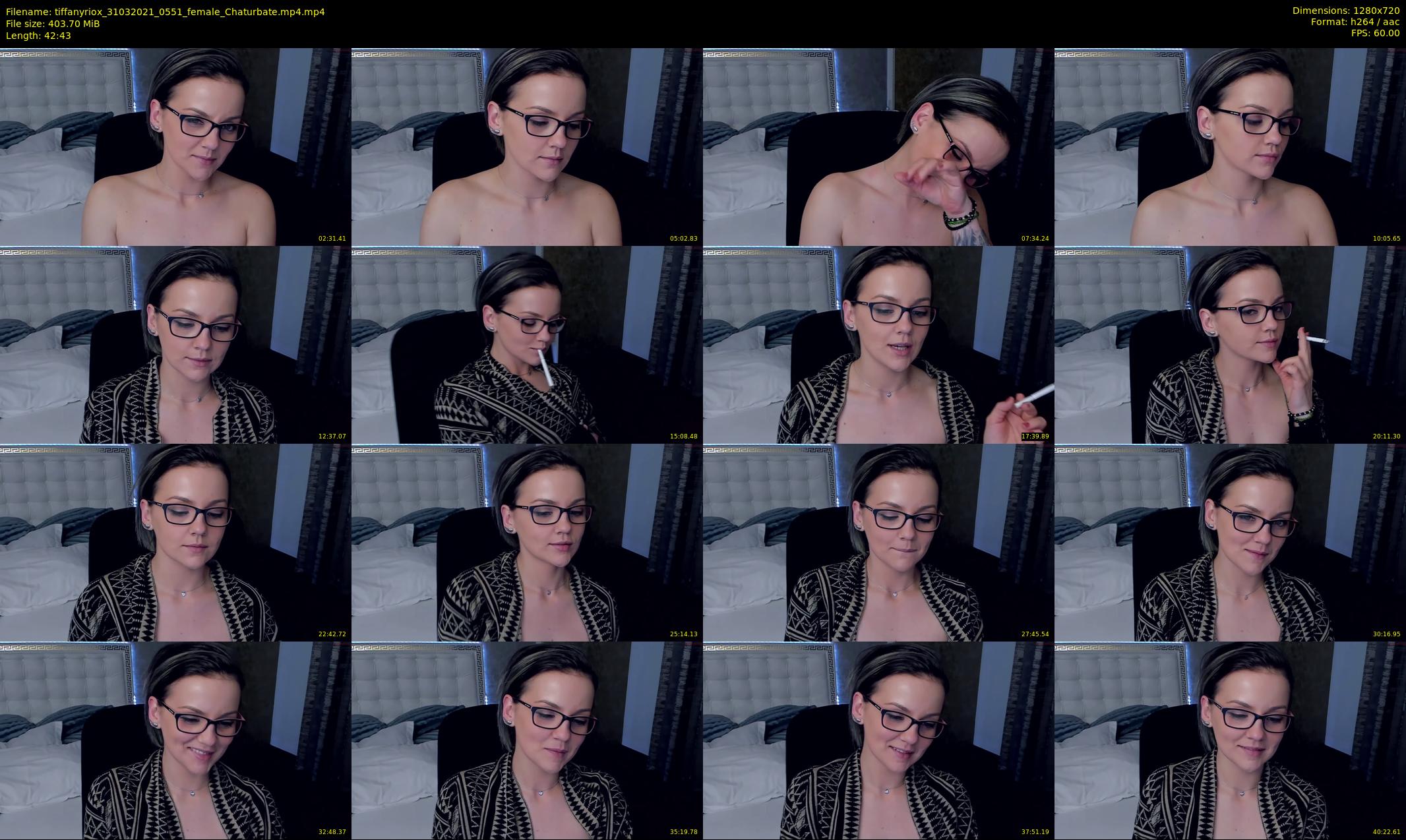 tiffanyriox — 43 minute Chaturbate female cam show recording, 720p, Mar 31, 2021