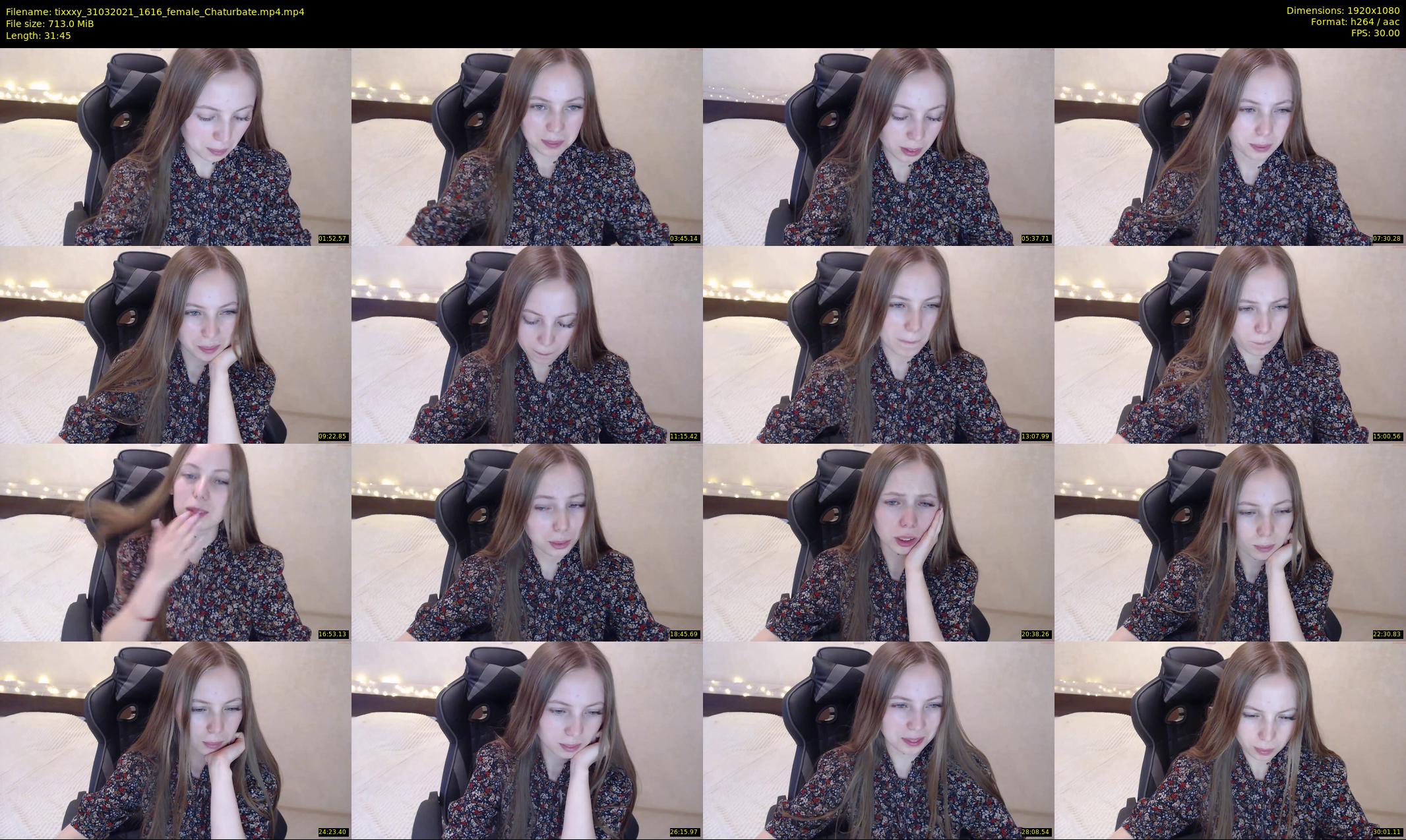 tixxxy — 32 minute Chaturbate female cam show recording, 1080p, Mar 31, 2021