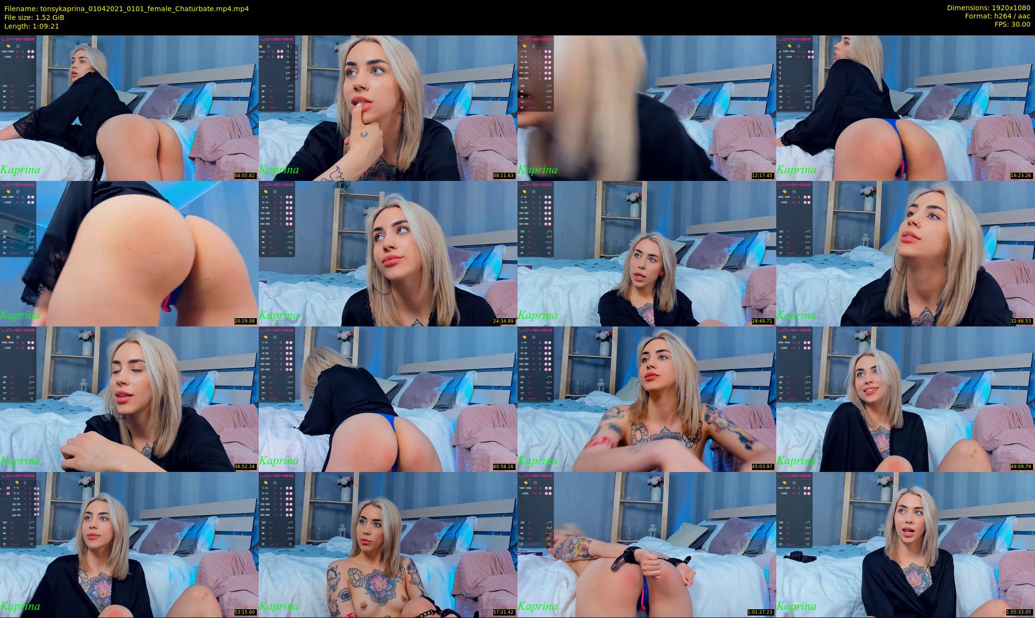 tonsykaprina — 70 minute Chaturbate couple cam show recording, 1080p, Apr 1, 2021
