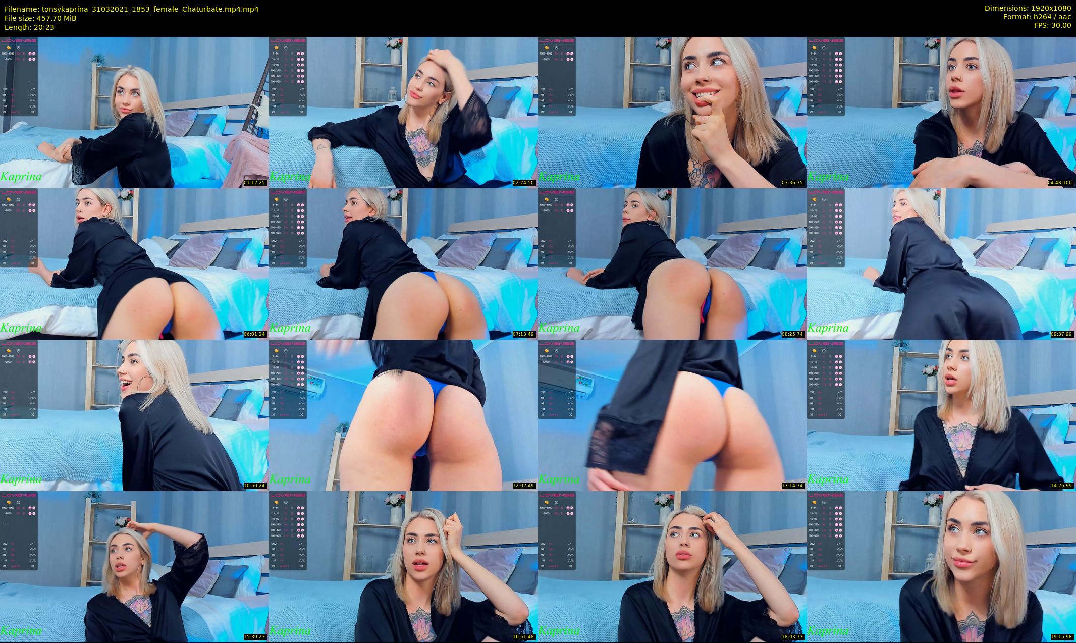 tonsykaprina — 21 minute Chaturbate couple cam show recording, 1080p, Mar 31, 2021