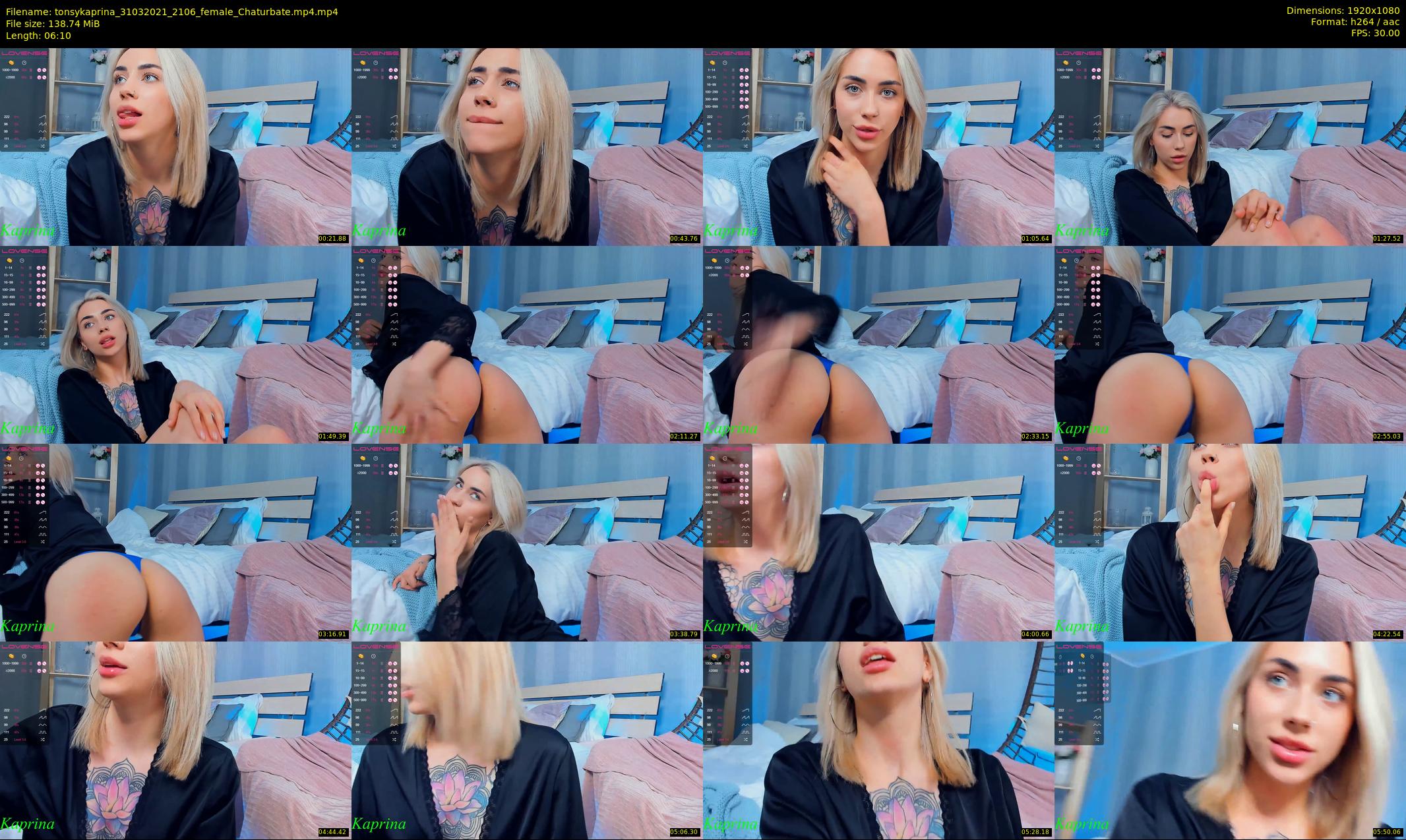 tonsykaprina — 7 minute Chaturbate couple cam show recording, 1080p, Mar 31, 2021