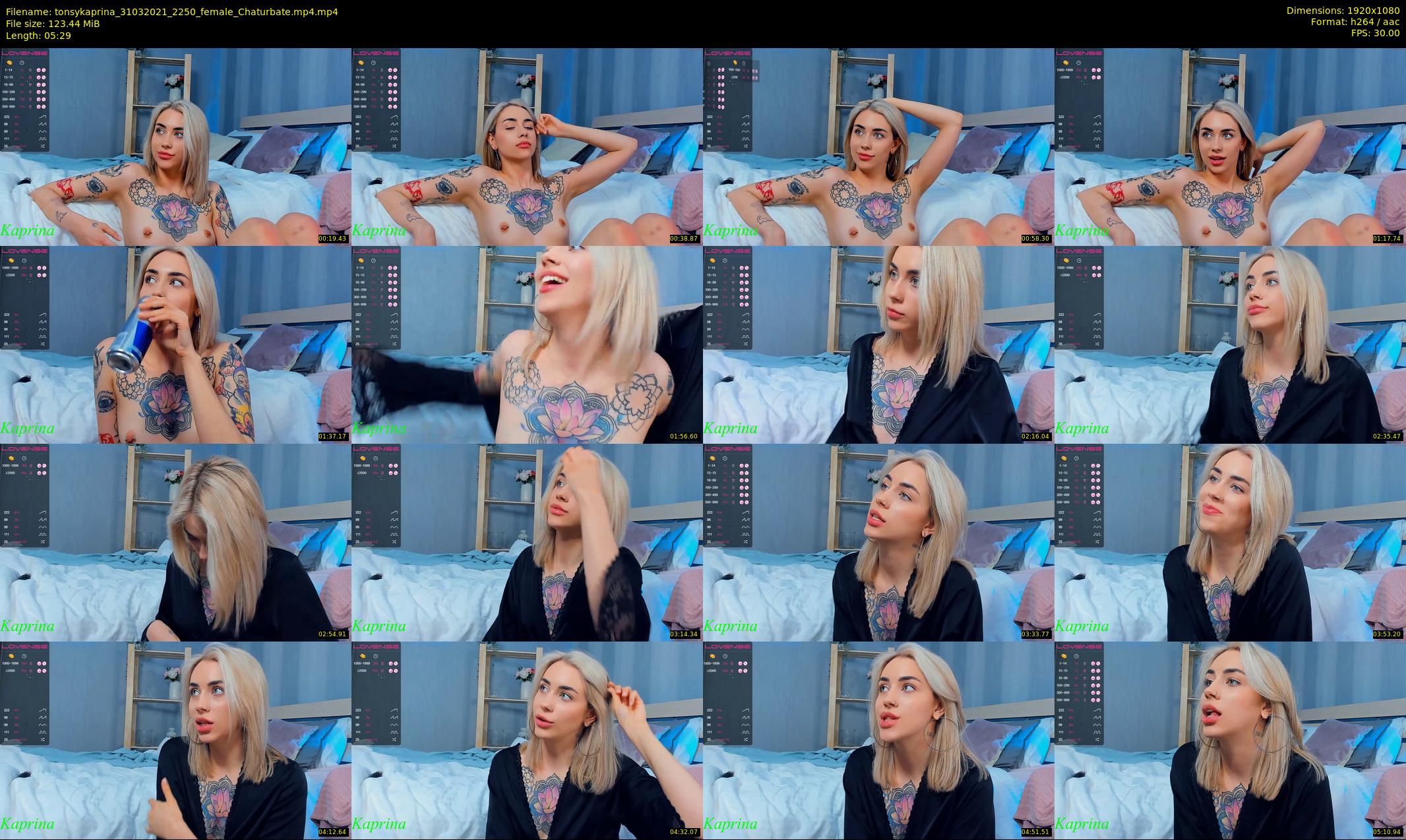 tonsykaprina — 6 minute Chaturbate couple cam show recording, 1080p, Mar 31, 2021