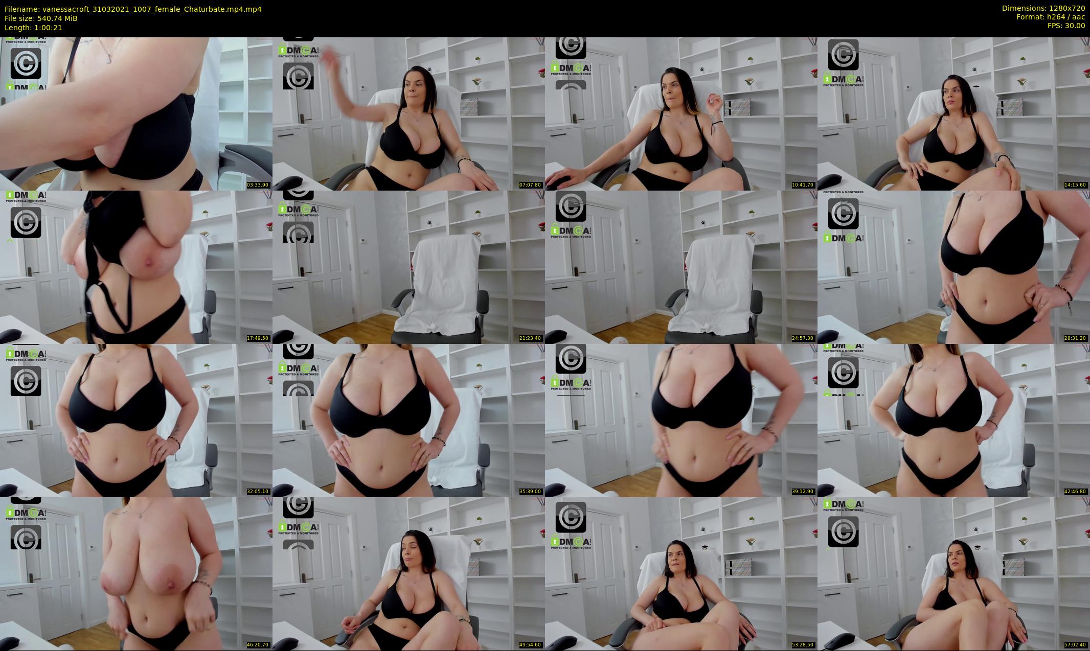 vanessacroft — 61 minute Chaturbate female cam show recording, 720p, Mar 31, 2021