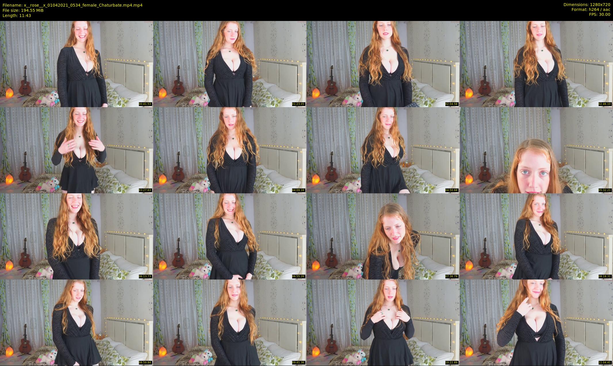 x__rose__x — 12 minute Chaturbate female cam show recording, 720p, Apr 1, 2021