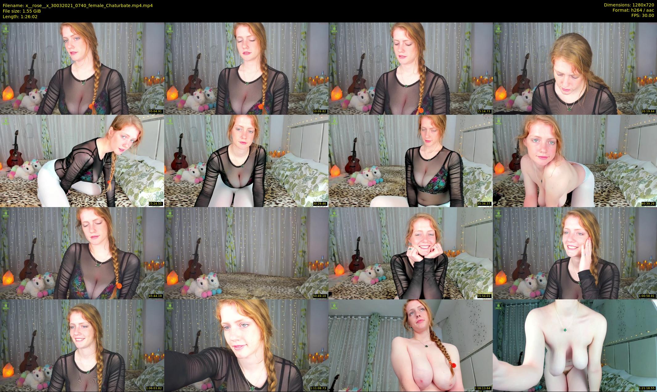 x__rose__x — 87 minute Chaturbate female cam show recording, 720p, Mar 30, 2021