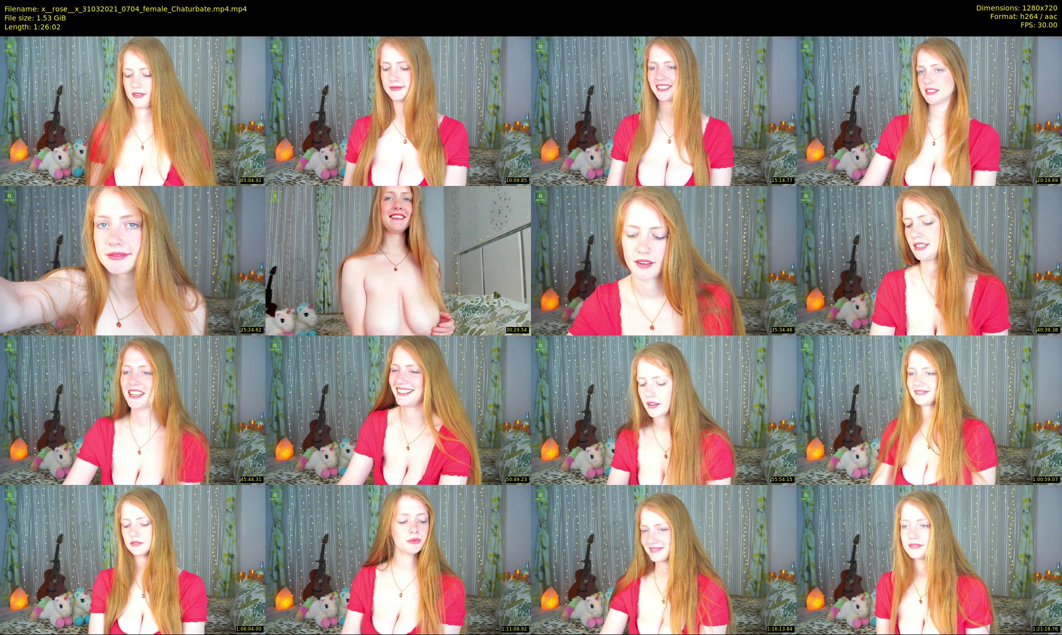 x__rose__x — 87 minute Chaturbate female cam show recording, 720p, Mar 31, 2021