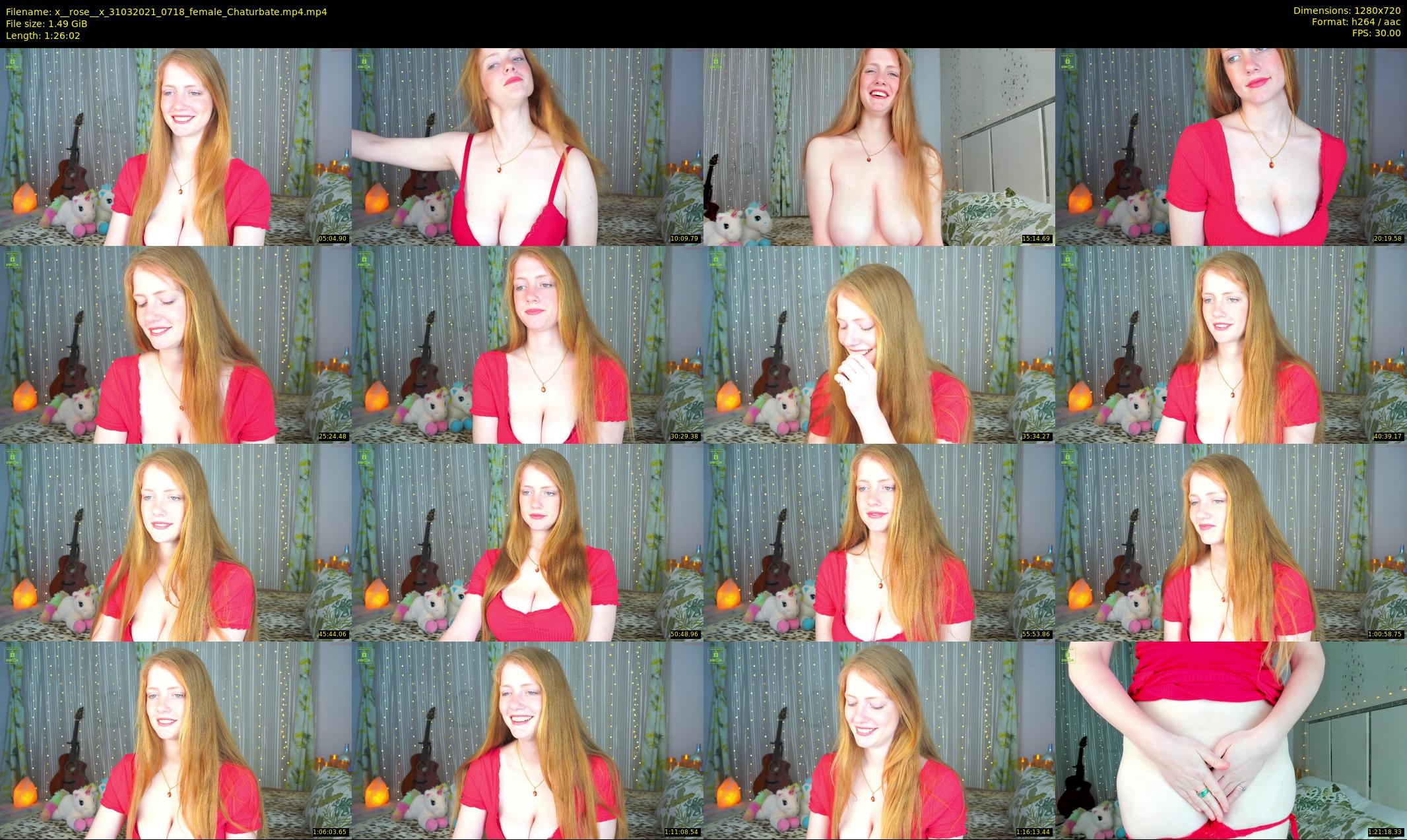 x__rose__x — 87 minute Chaturbate female cam show recording, 720p, Mar 31, 2021