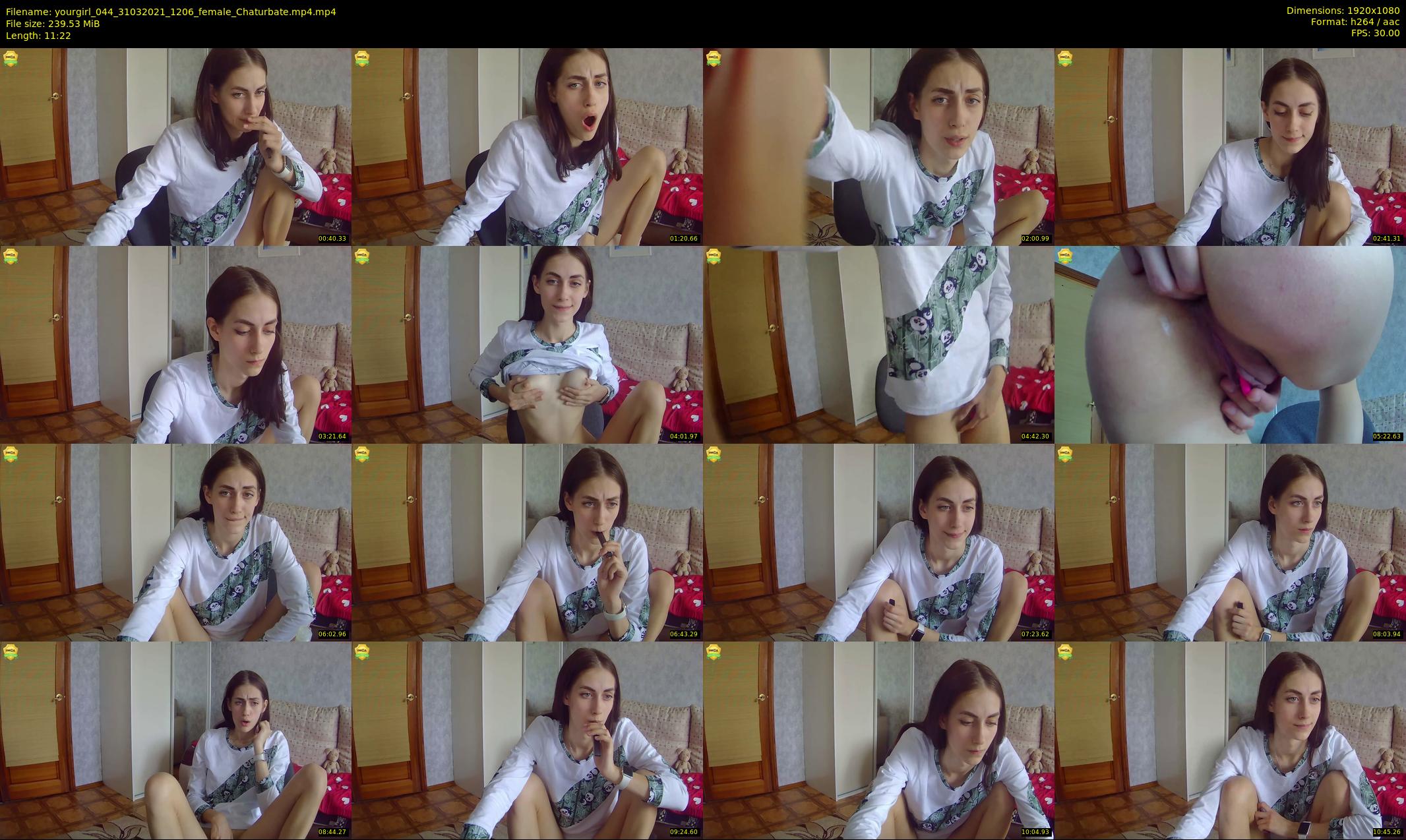 yourgirl_044 — 12 minute Chaturbate couple cam show recording, 1080p, Mar 31, 2021