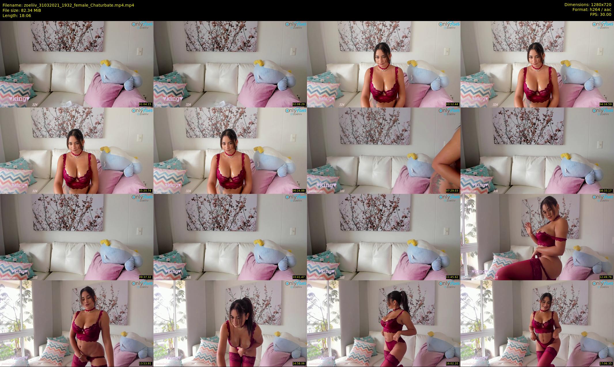 zoeliiv — 19 minute Chaturbate female cam show recording, 720p, Mar 31, 2021