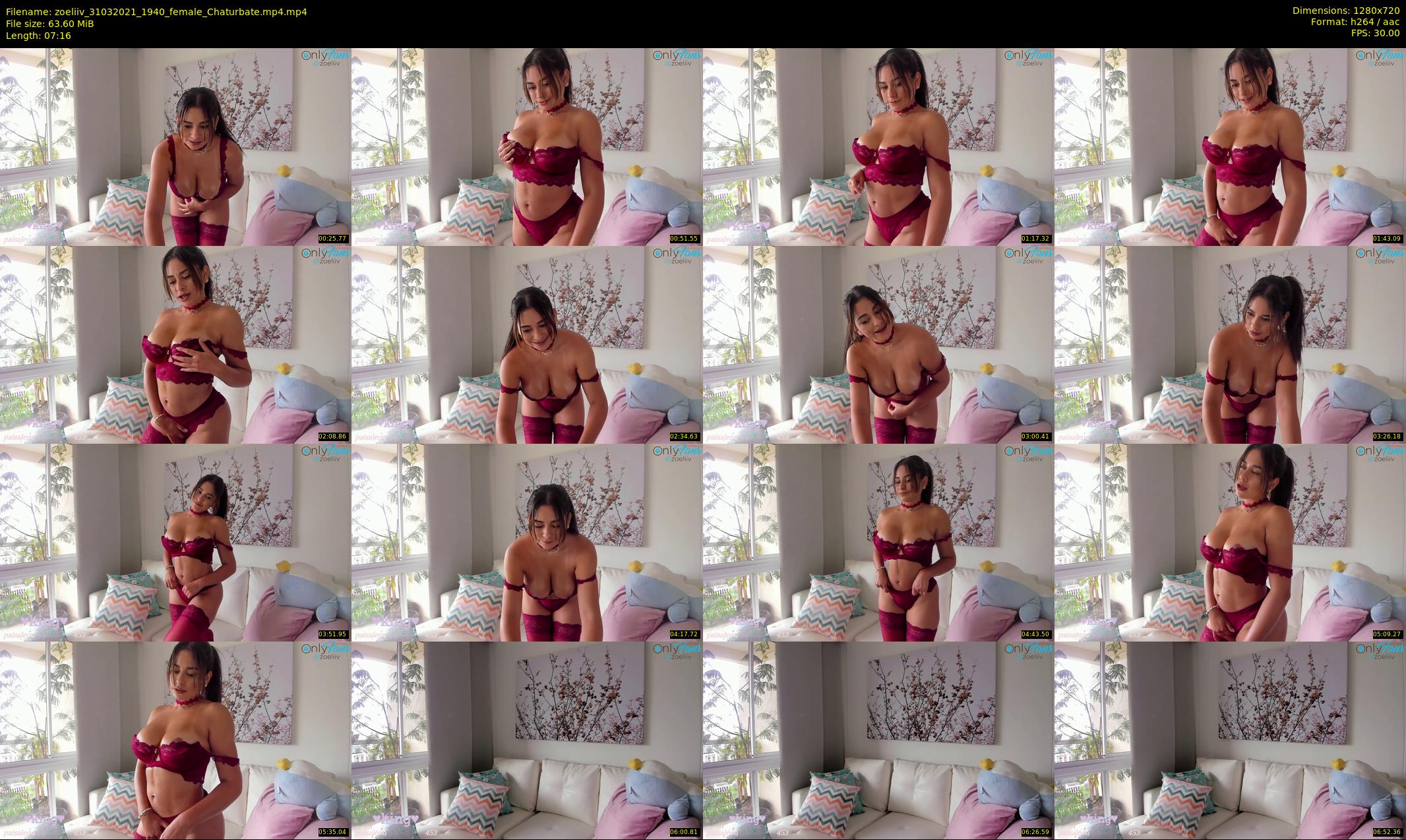 zoeliiv — 8 minute Chaturbate female cam show recording, 720p, Mar 31, 2021