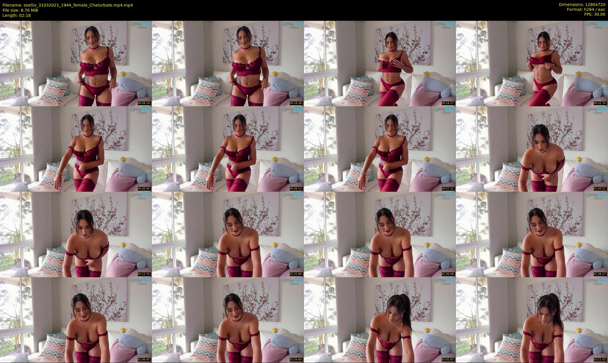 zoeliiv — 3 minute Chaturbate female cam show recording, 720p, Mar 31, 2021