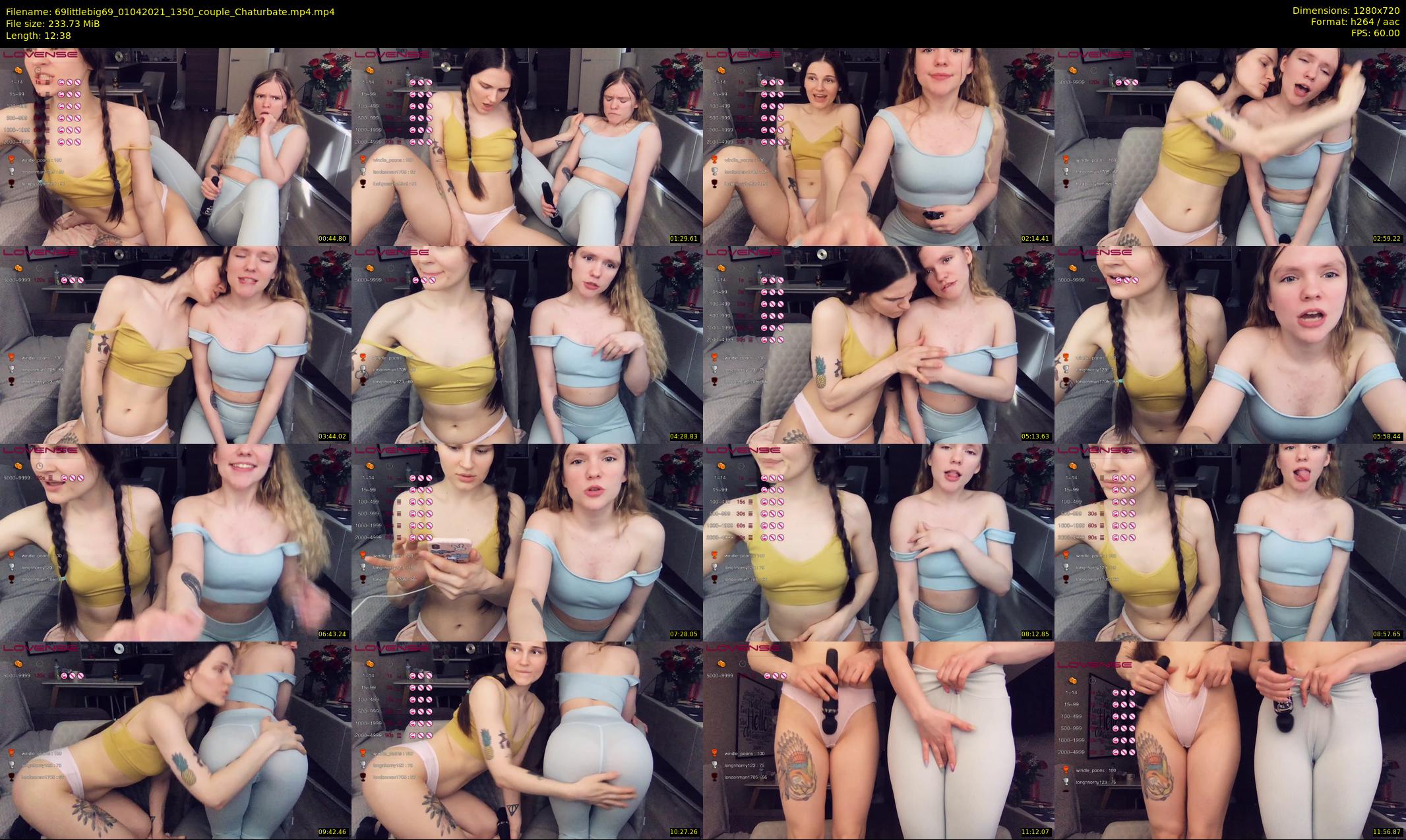 69littlebig69 — 13 minute Chaturbate couple cam show recording, 720p, Apr 1, 2021