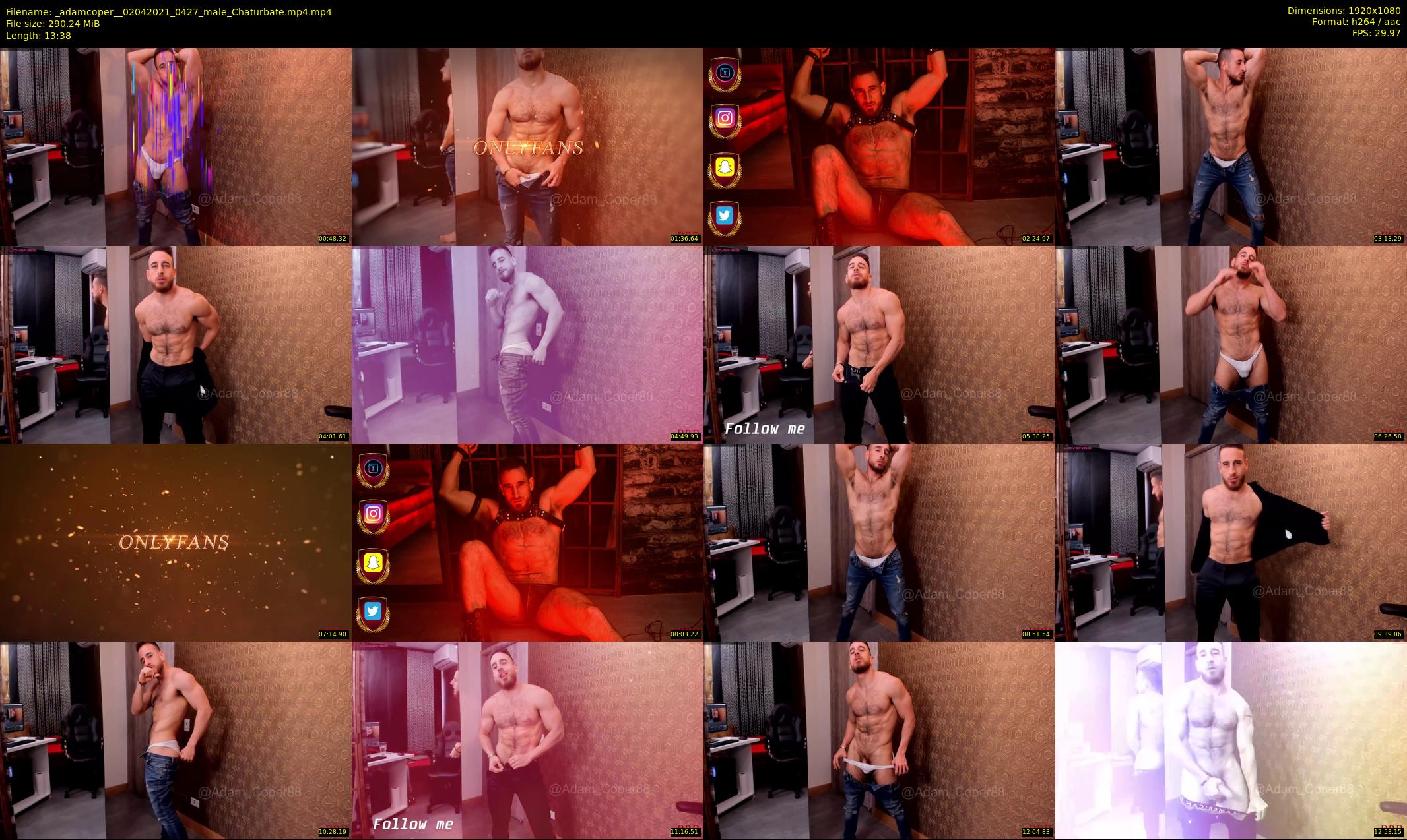 _adamcoper_ — 14 minute Chaturbate male cam show recording, 1080p, Apr 2, 2021