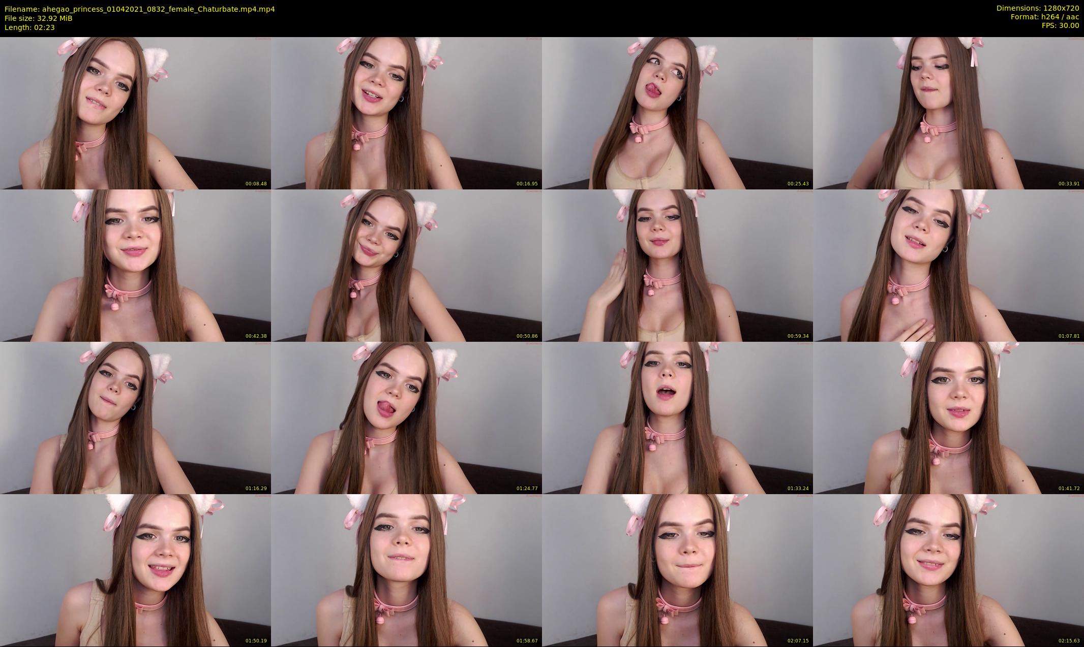 ahegao_princess — 3 minute Chaturbate female cam show recording, 720p, Apr 1, 2021