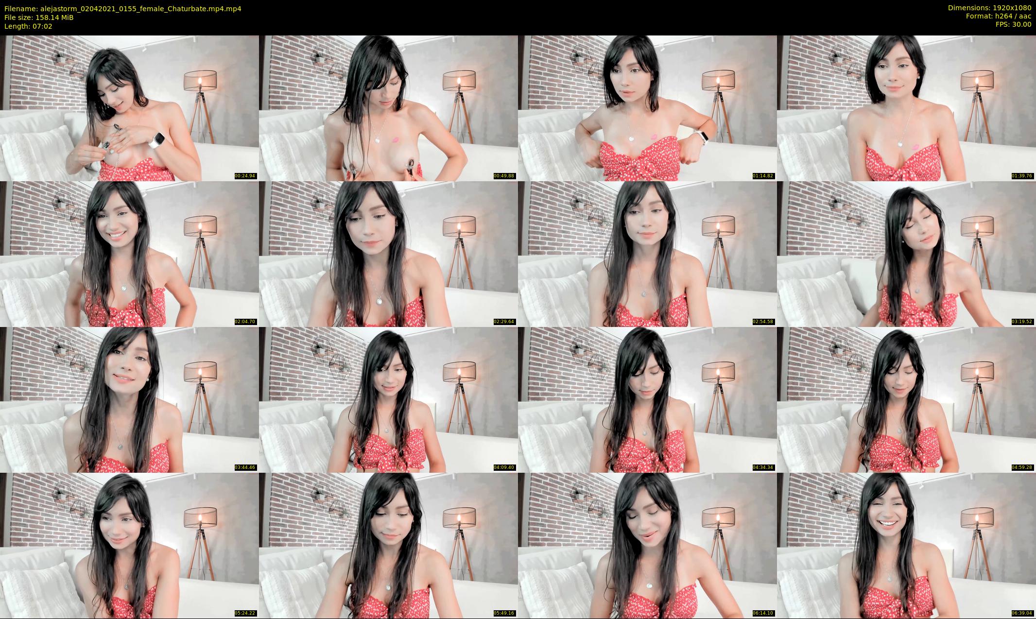 alejastorm — 8 minute Chaturbate female cam show recording, 1080p, Apr 2, 2021