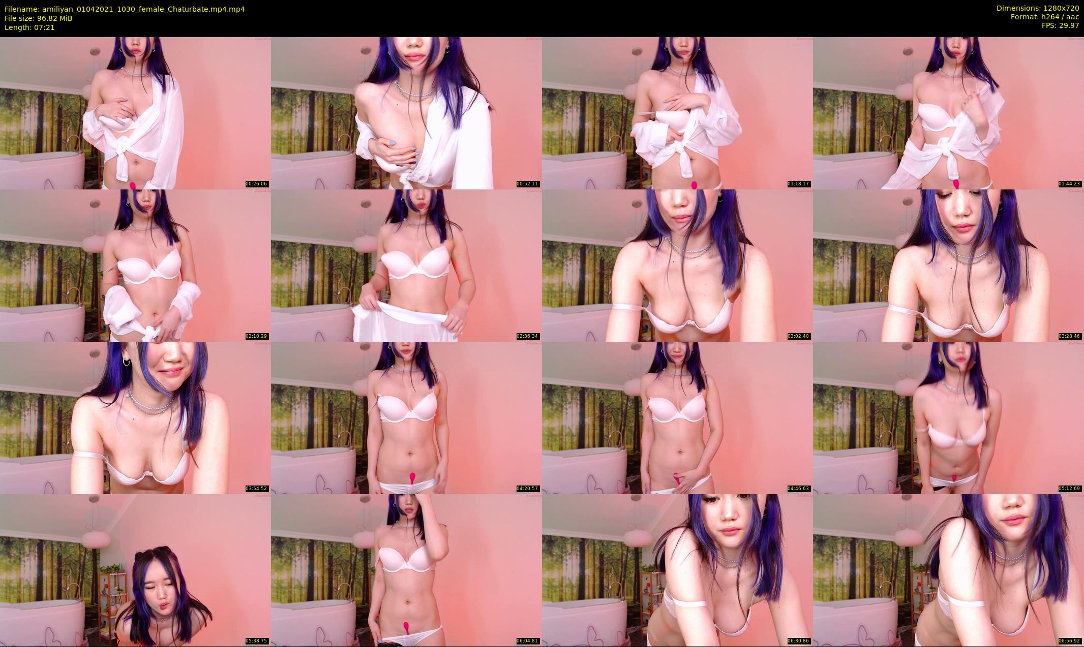amiliyan — 8 minute Chaturbate female cam show recording, 720p, Apr 1, 2021