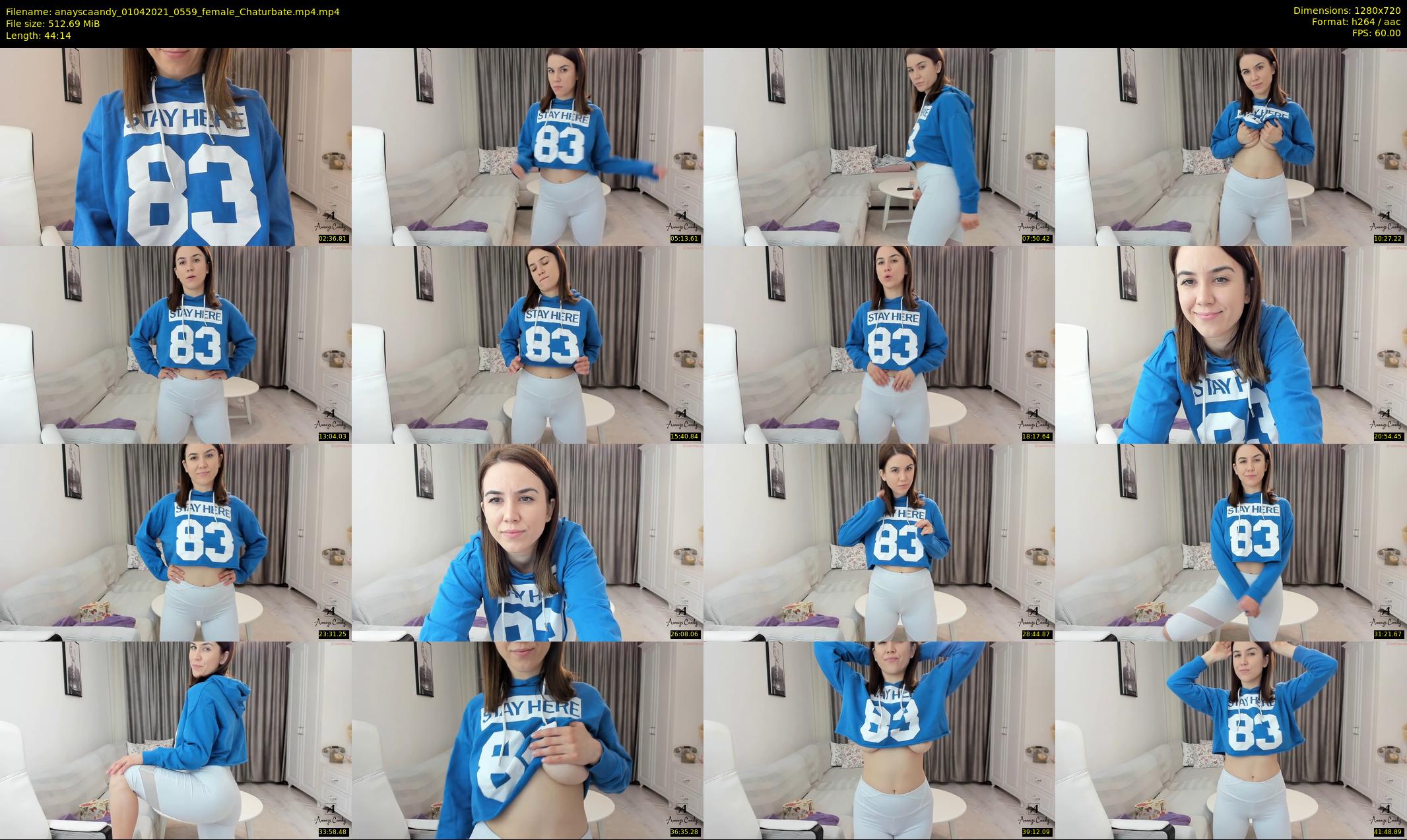 anayscaandy — 45 minute Chaturbate female cam show recording, 720p, Apr 1, 2021