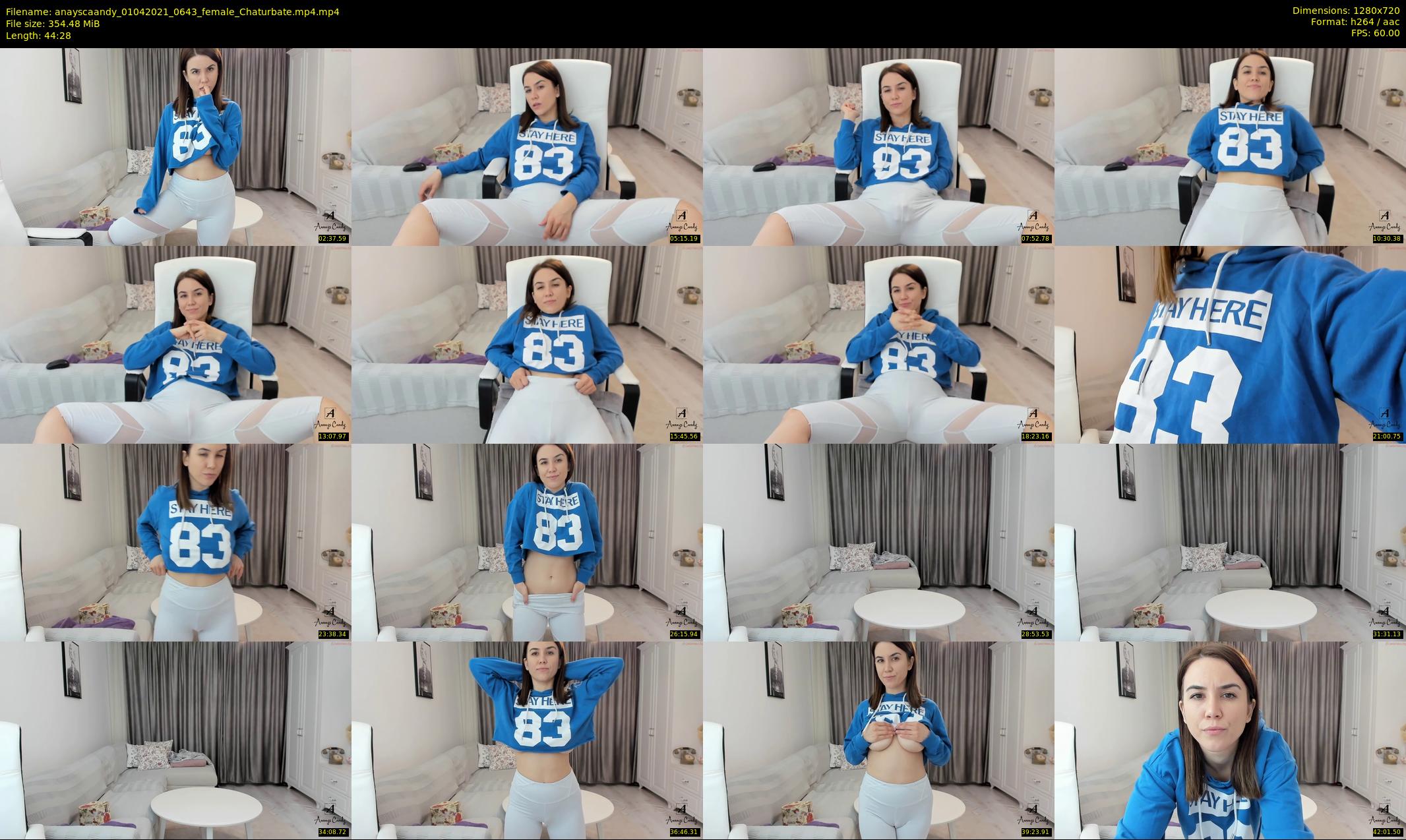anayscaandy — 45 minute Chaturbate female cam show recording, 720p, Apr 1, 2021